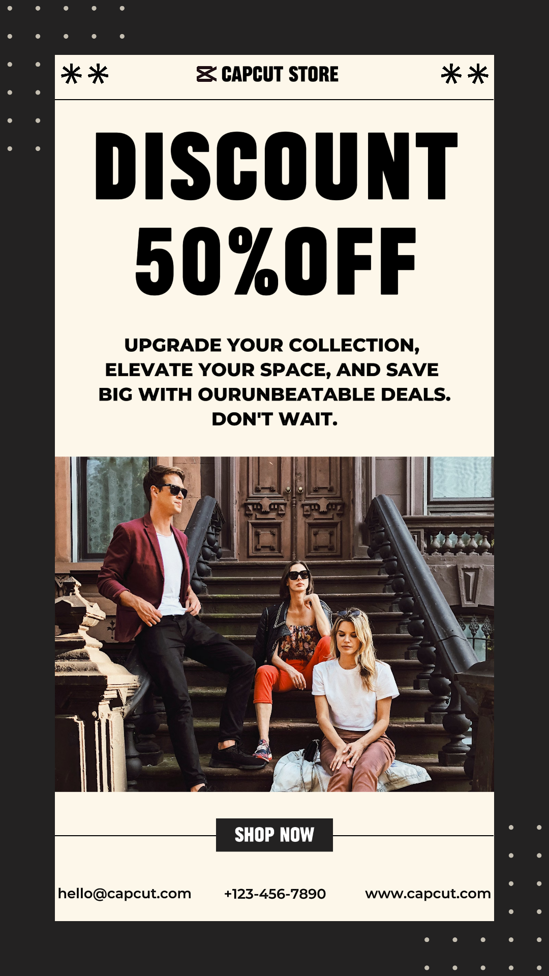 capcut template cover