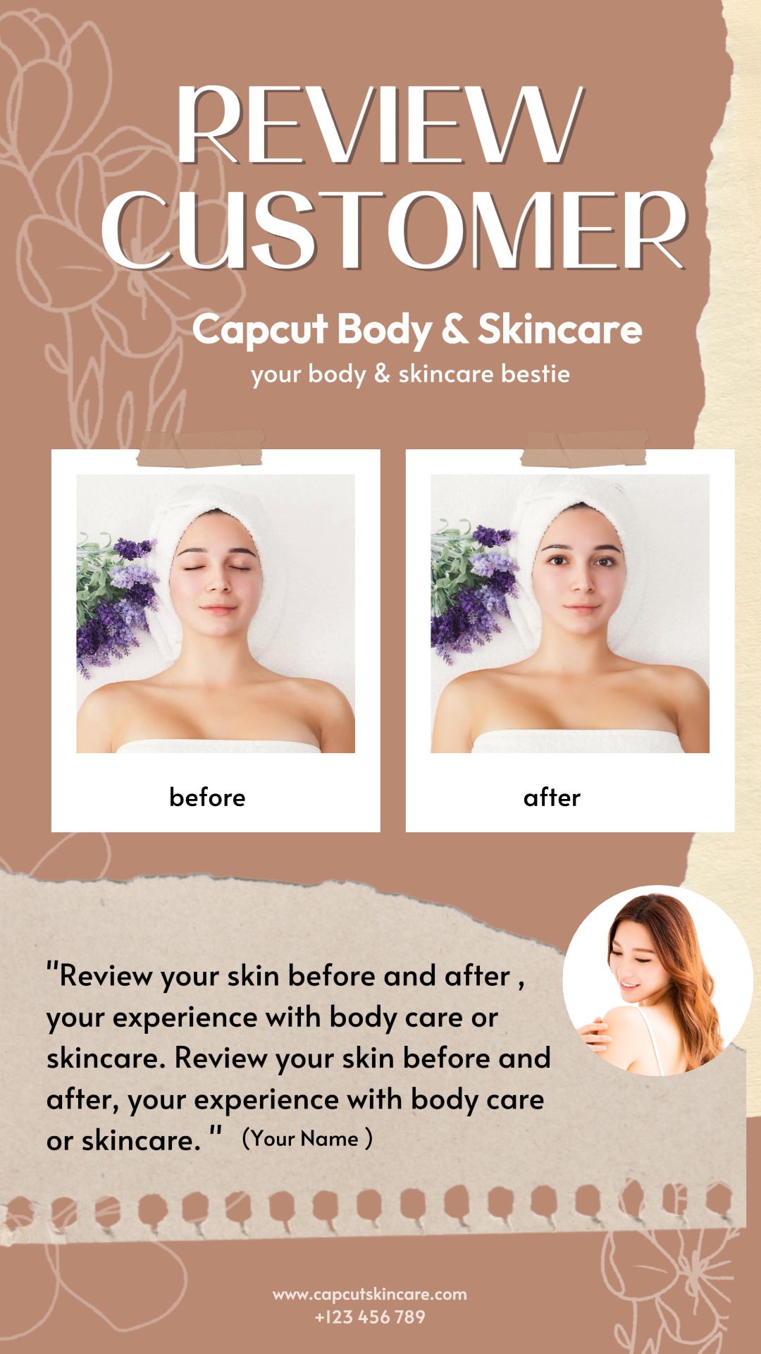 Promoción de belleza y cuidado personal