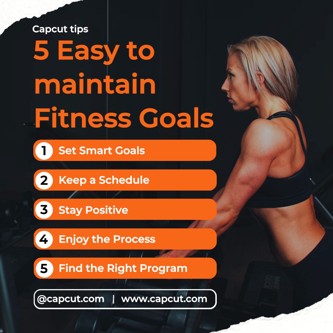 Workout and Fitness Creative Poster Tips Instagram Post