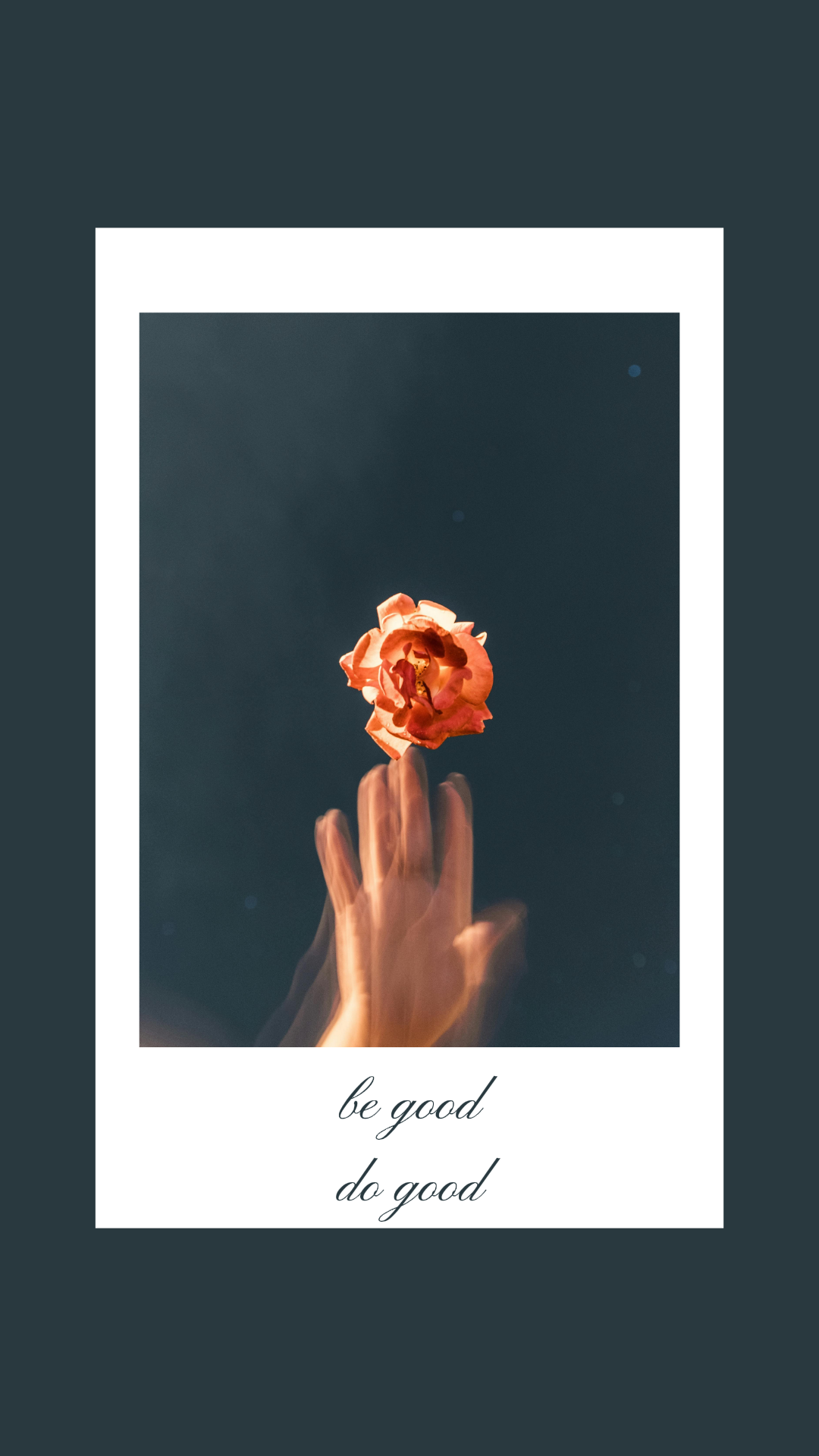 Wallpaper Kreatives Poster Instagram Story Blau