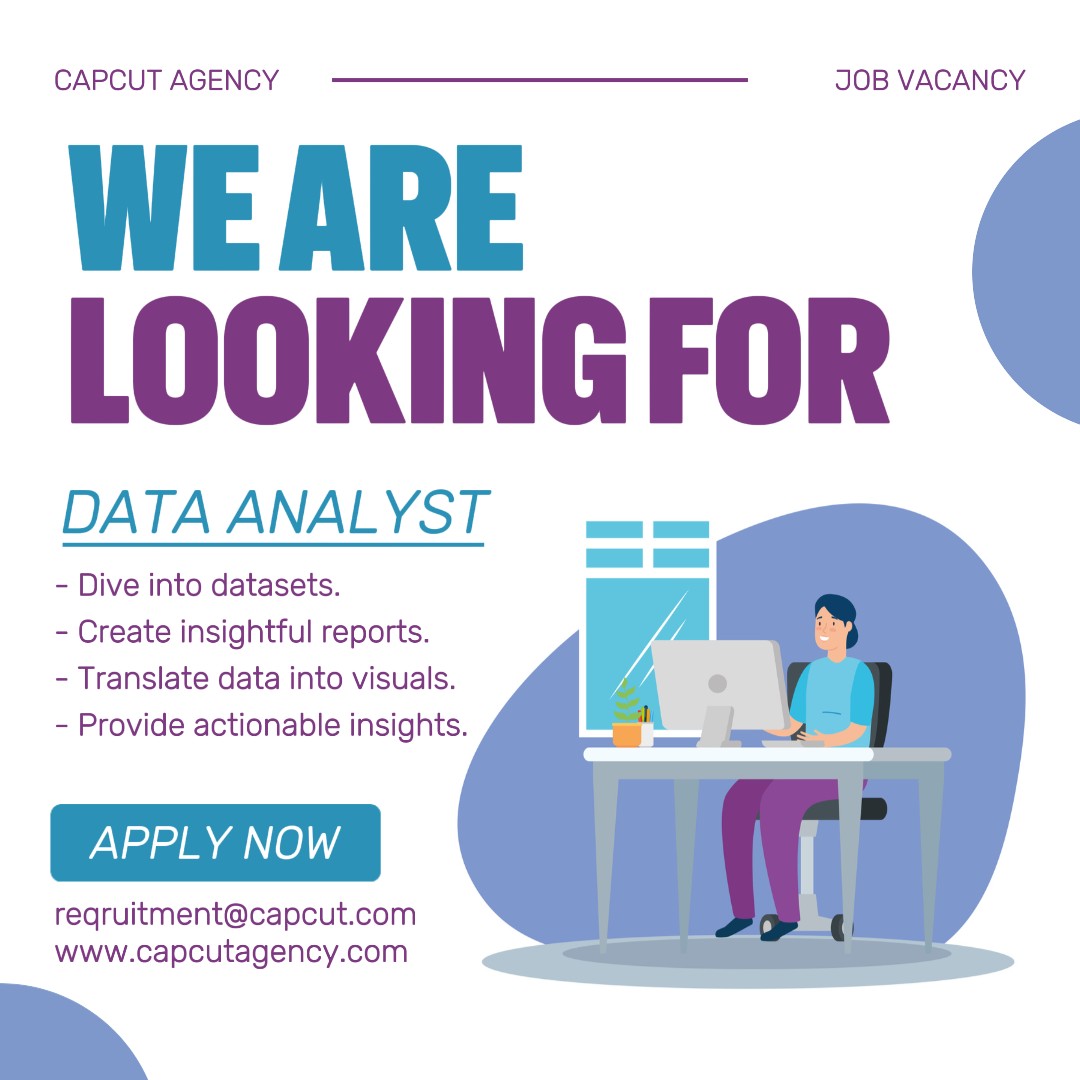 Looking for Data Analyst Promotion Instagram Post