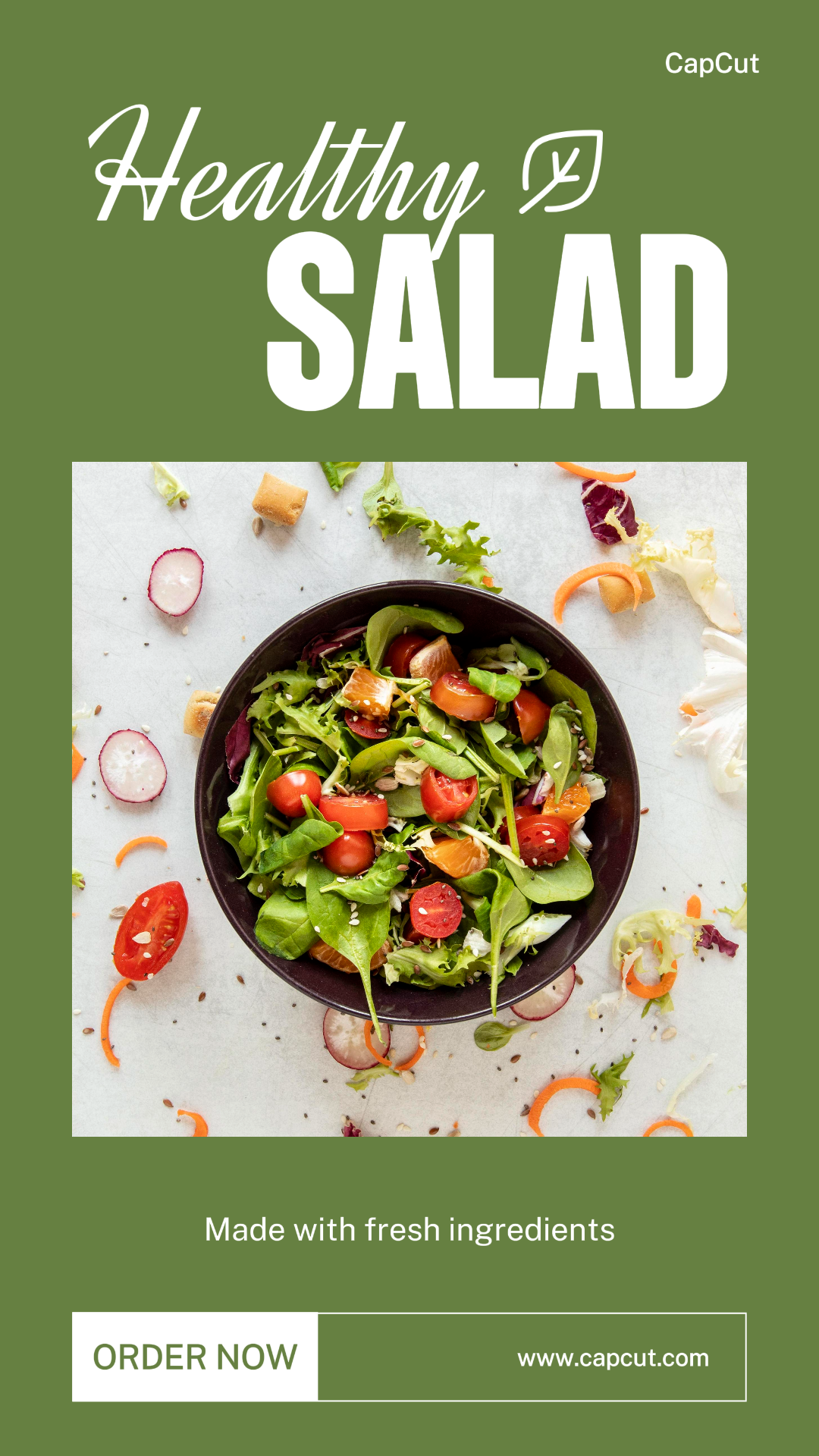 Foods and Beverage - Marketing Poster - Instagram Story - Green Healthy Theme