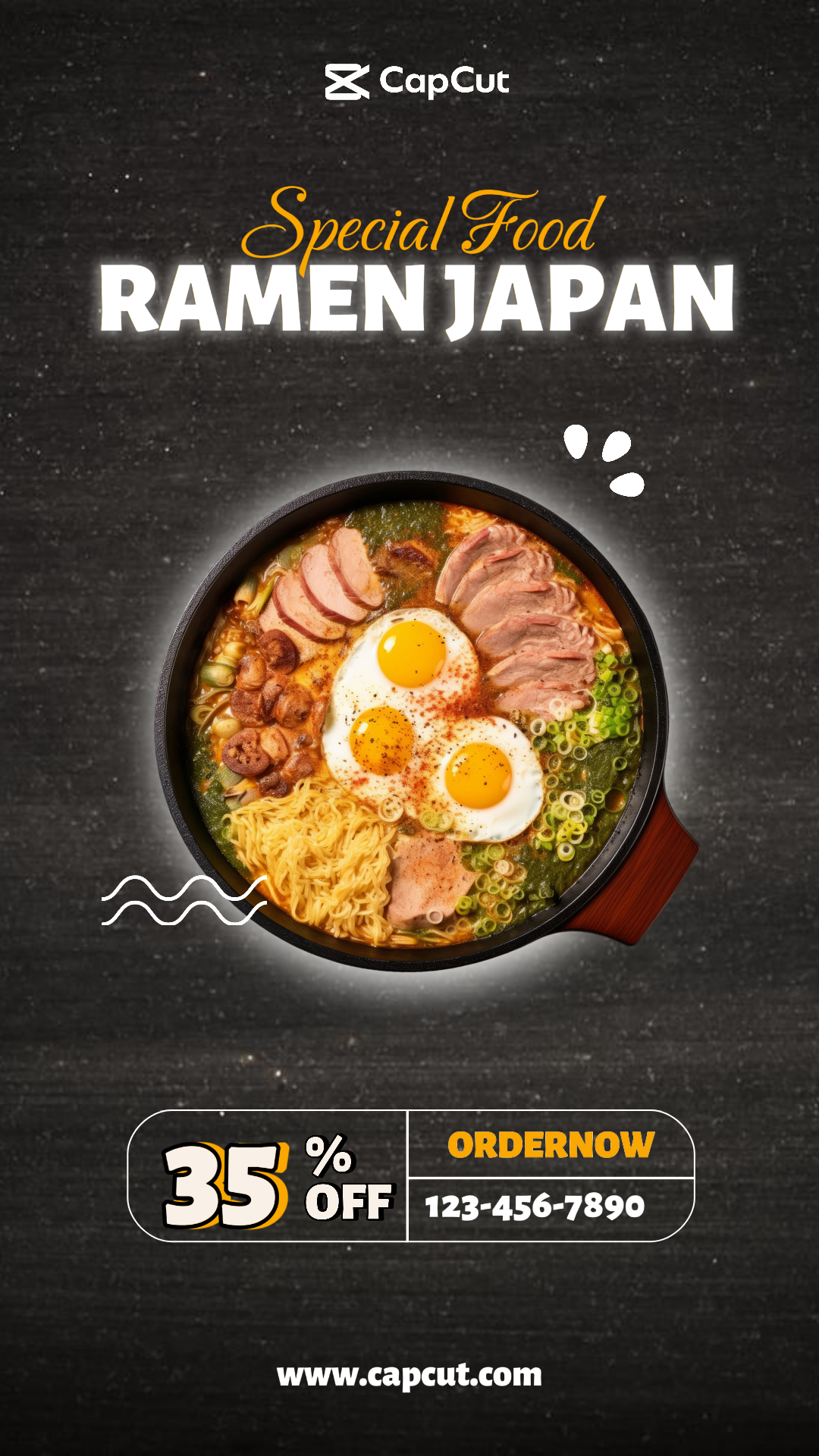 Preto Simples Elegante Comida Especial História Do Instagram