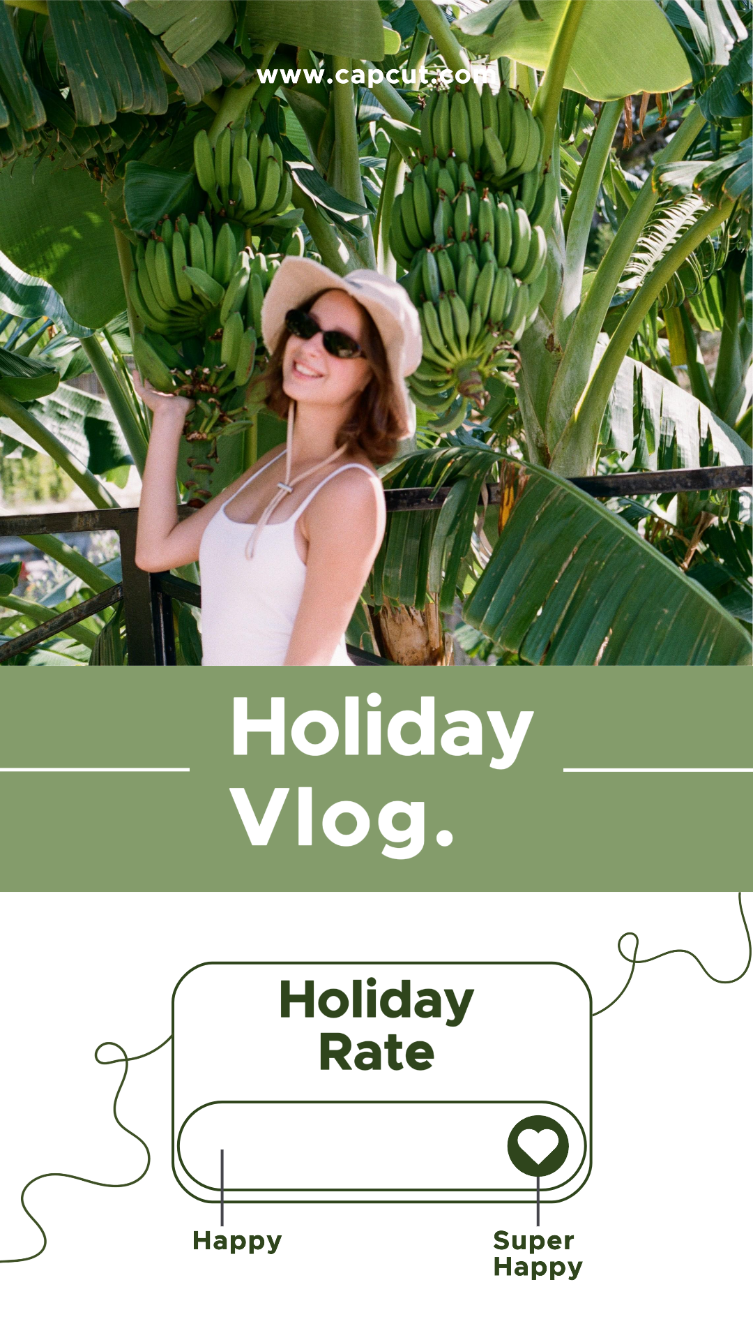 Minimalista do Vlog de Férias em Miniatura do Tiktok