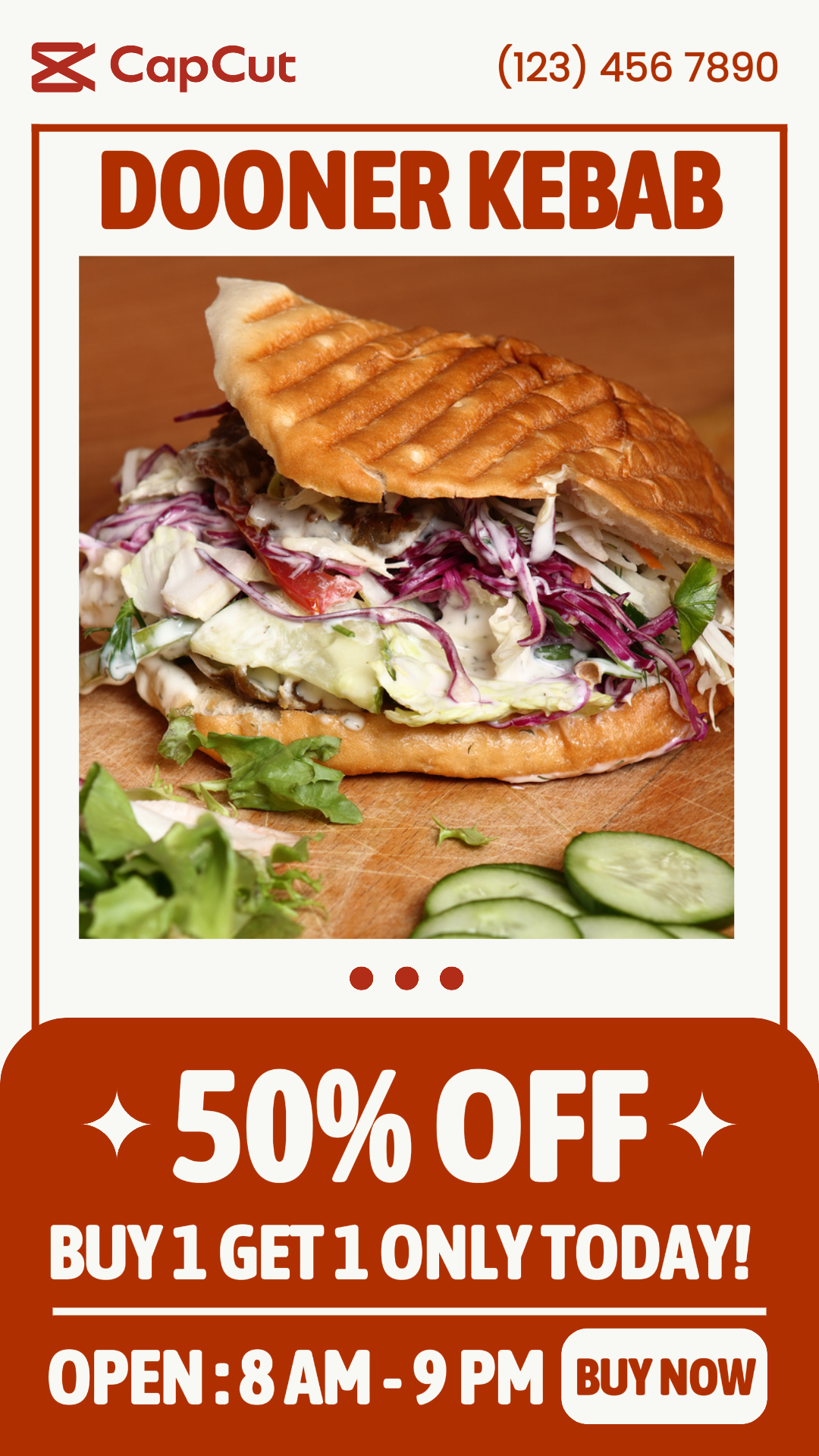 Food Kebab Promotion Instastory