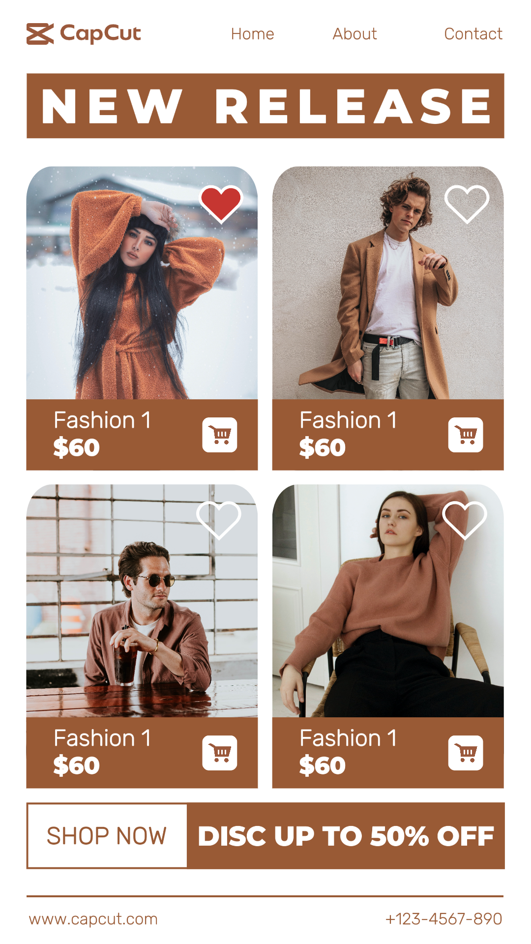 4 Multi-produto Imagem Moda Display