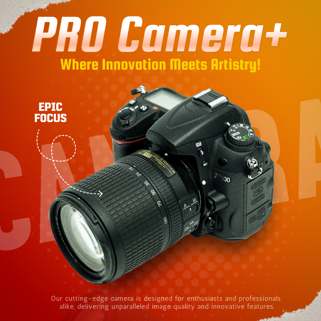 E-commerce Electronics - Product Display -  Camera