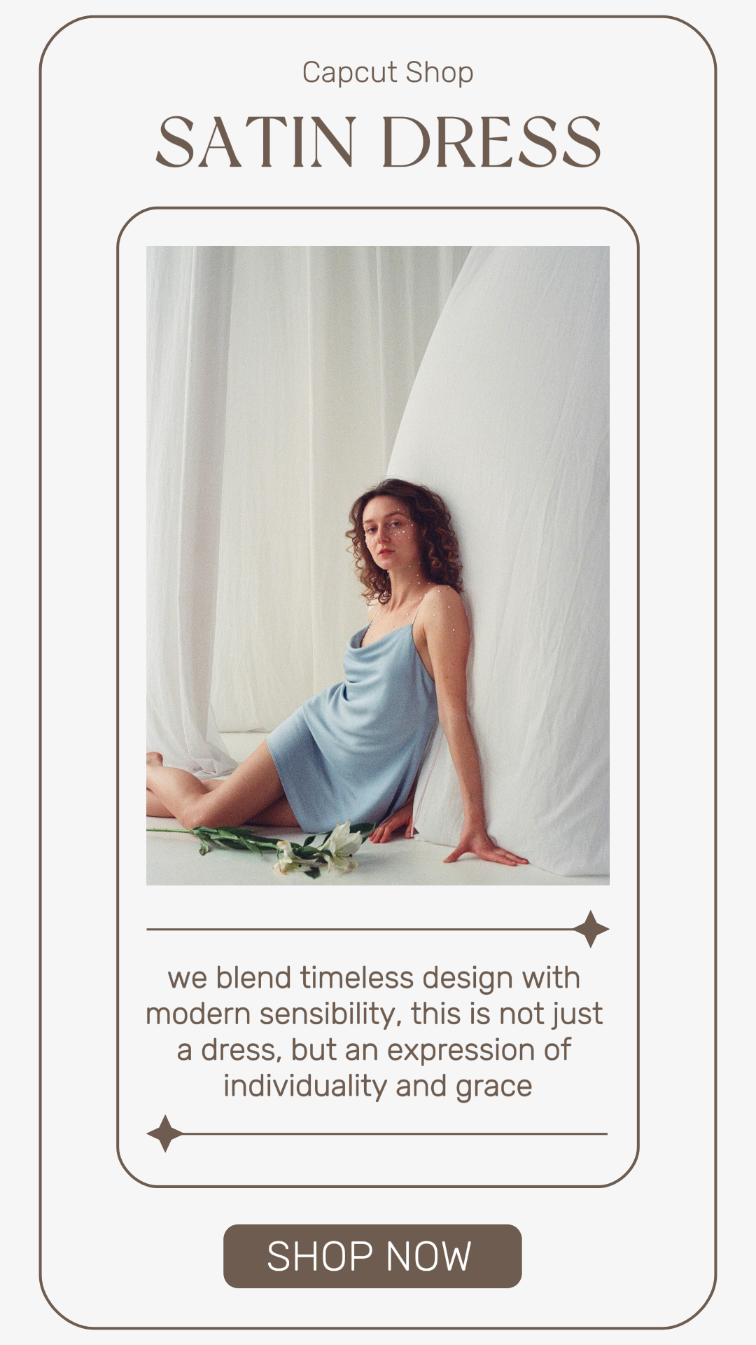 Pôster de marketing de roupas e sapatos História do Instagram