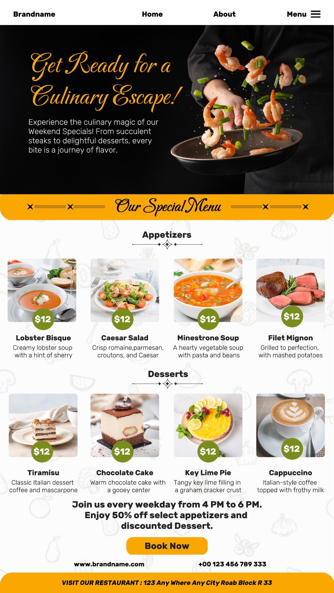 Food Menu Product Display Instagram Story