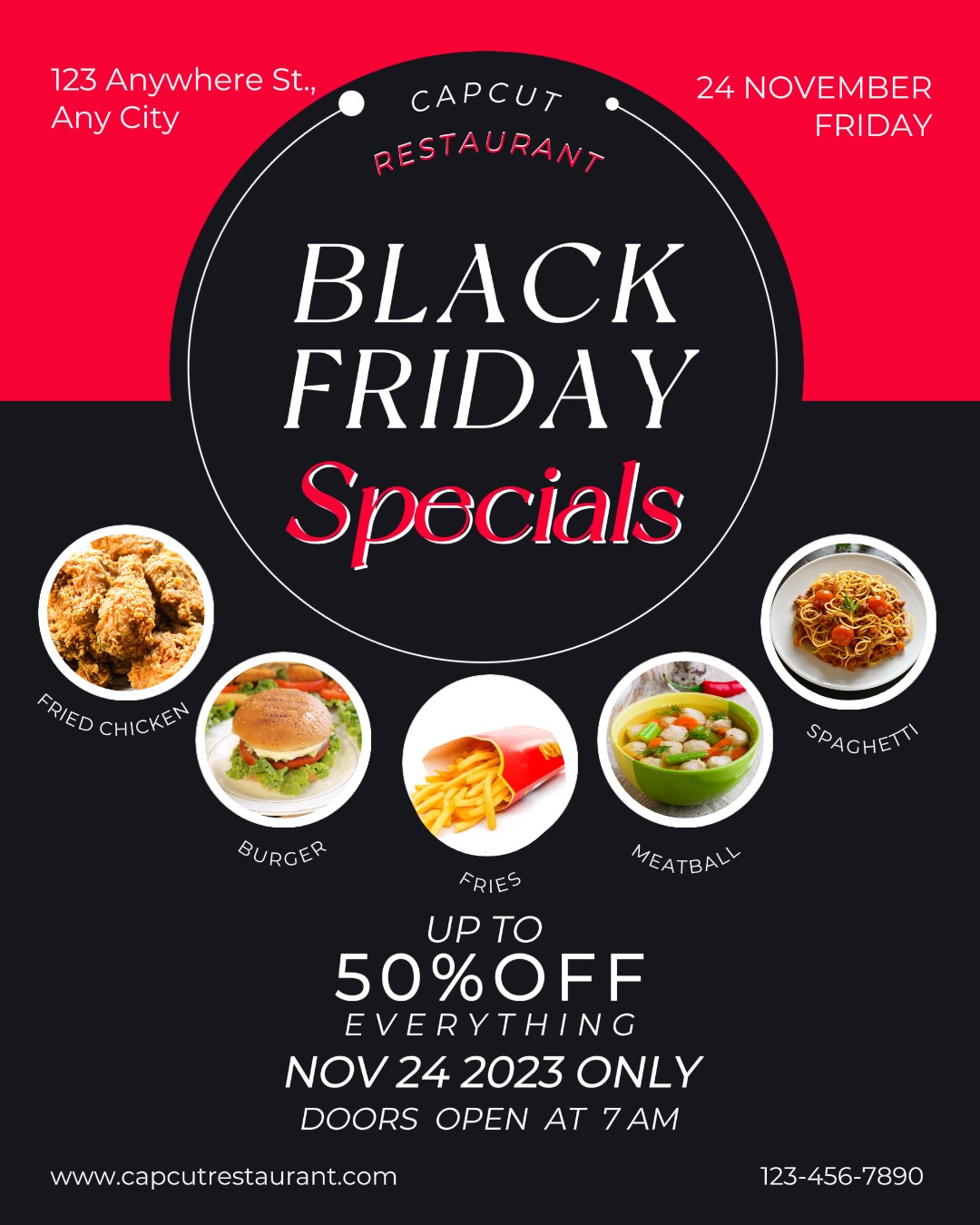 BLACK FRIDAY FOOD DISPLAY PROMOÇÃO INSTAGRAM PORT