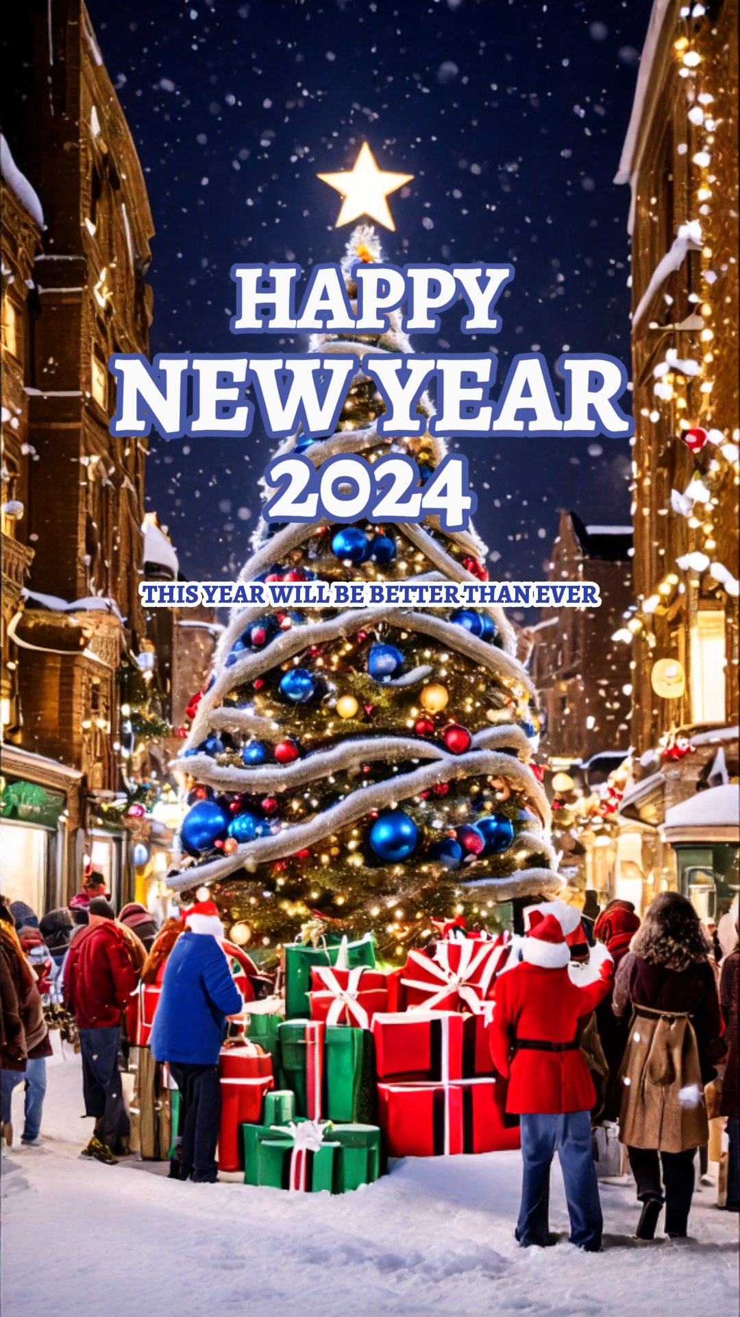 Vœux du Nouvel An Histoires Instagram