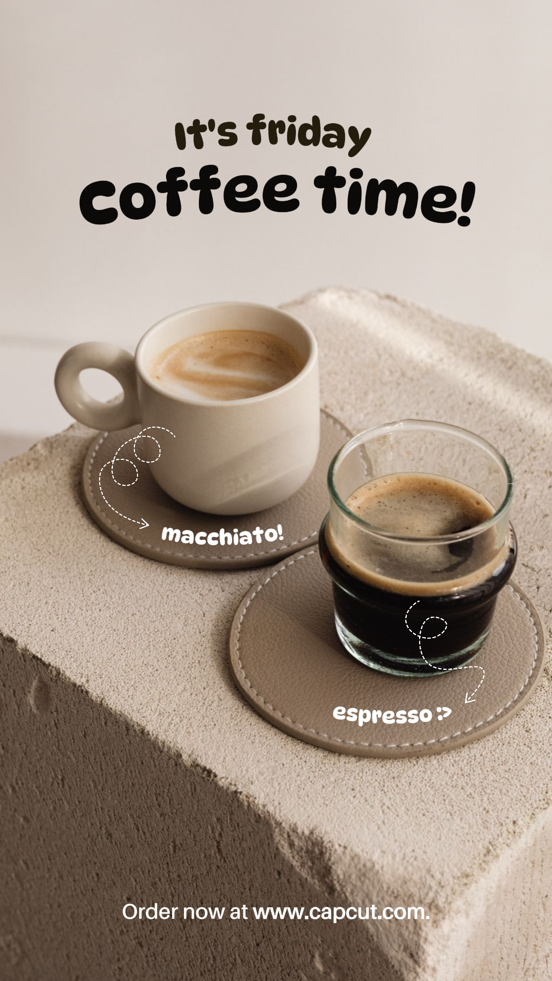 Pôster de marketing de alimentos e bebidas Café criativo