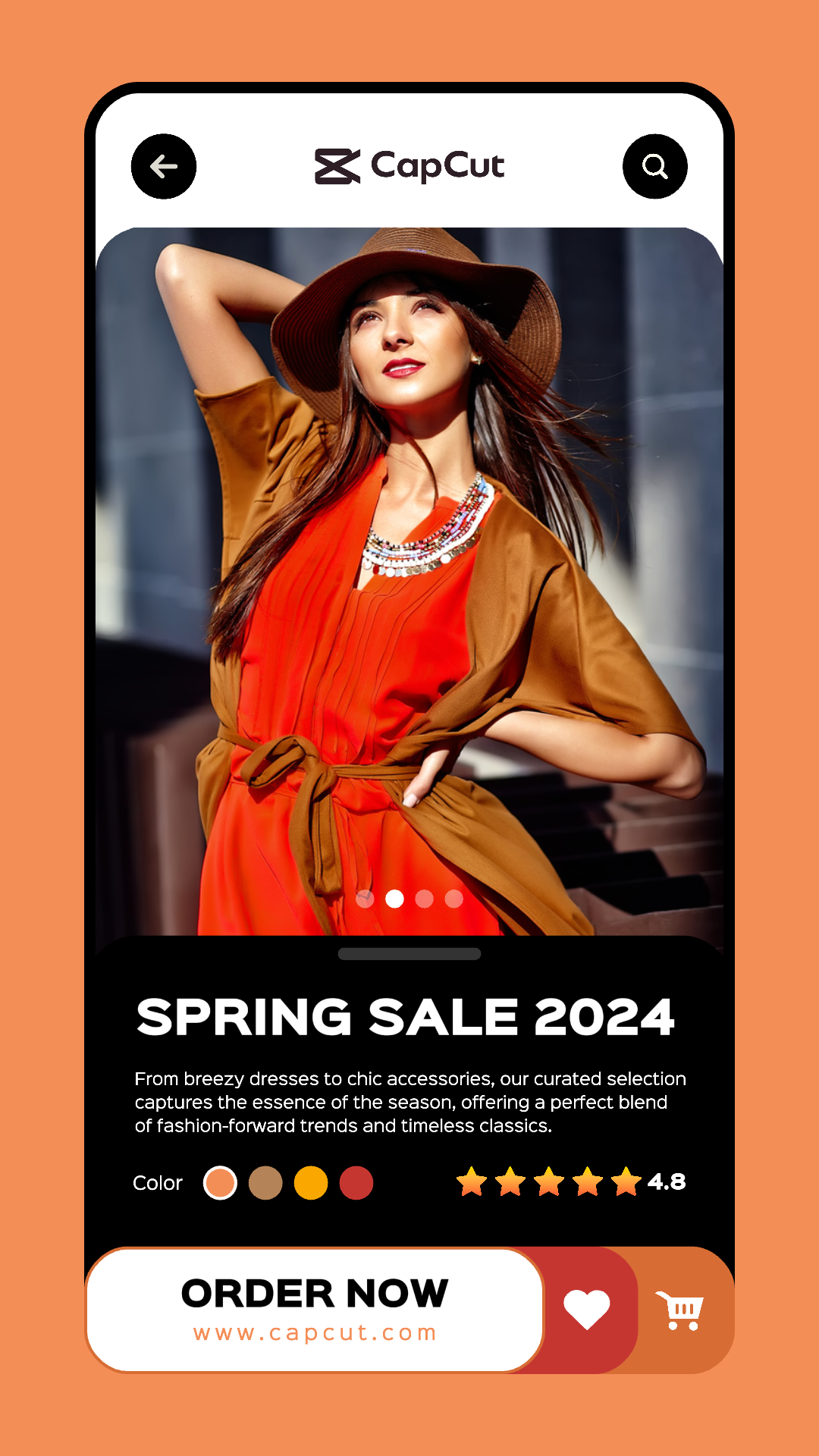 2024 Spring Fashion Sale Promotion Instagram Story