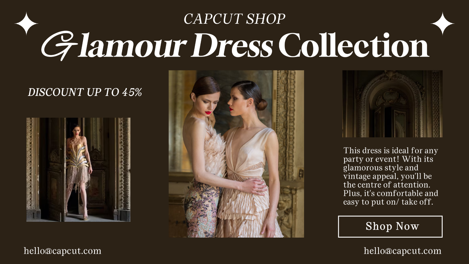 Fashion Dress Collection Product Twitter Post | Redação Publicitária