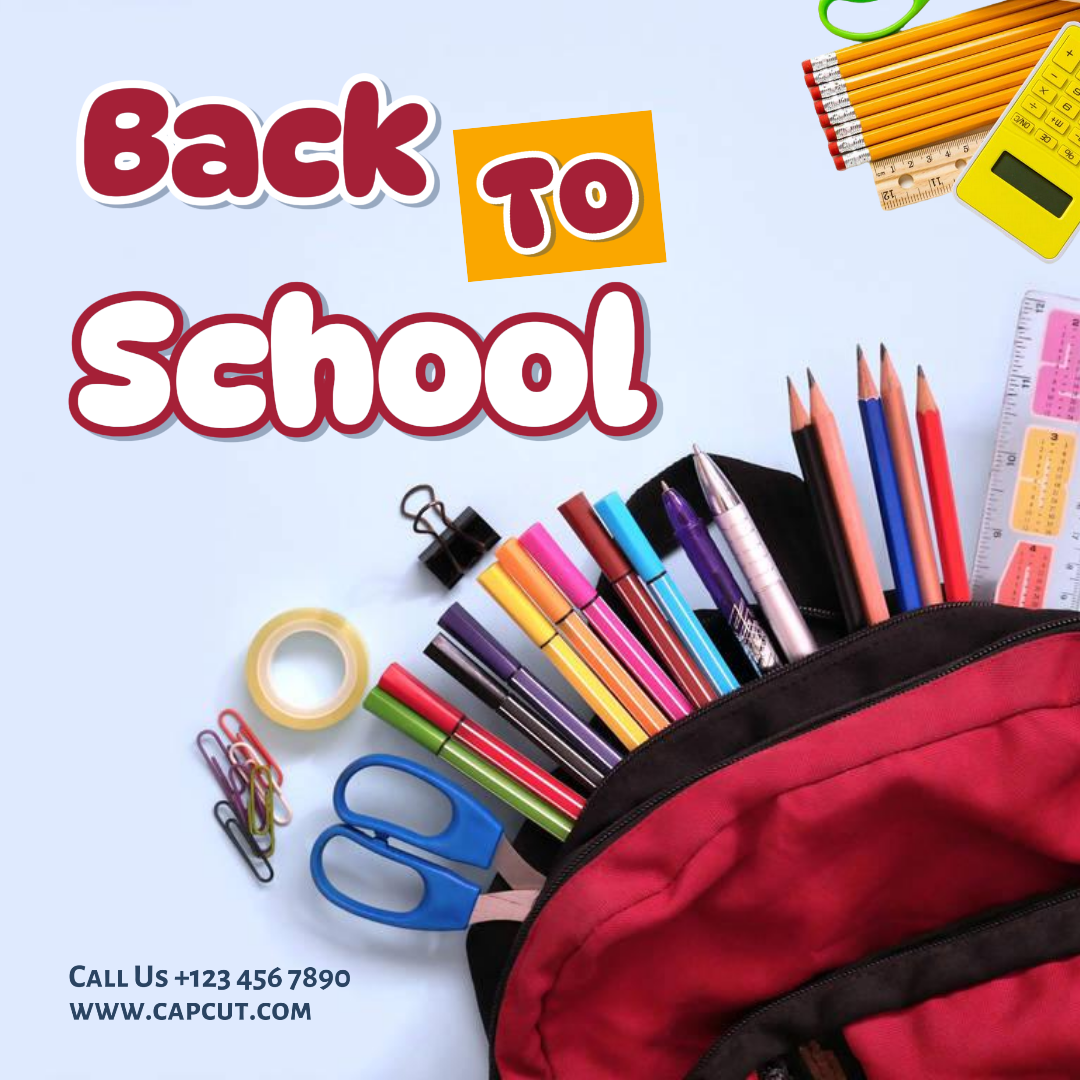 Educación y formación Cartel creativo Regreso a la escuela