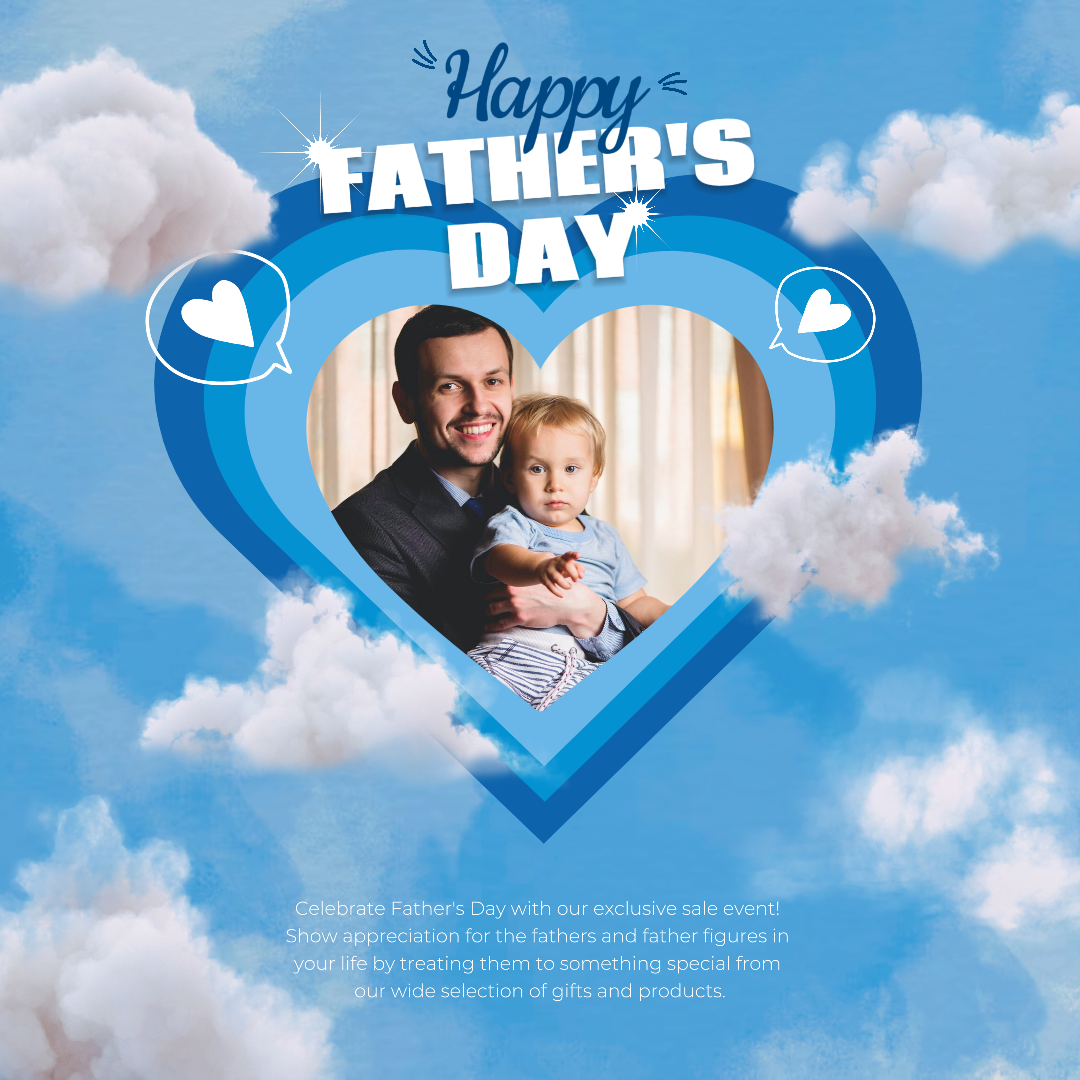 Father's Day Celebrate Instagram Post Creative Post