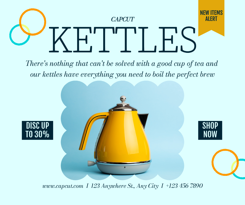 Electronics Kettles Promotion Facebook Post