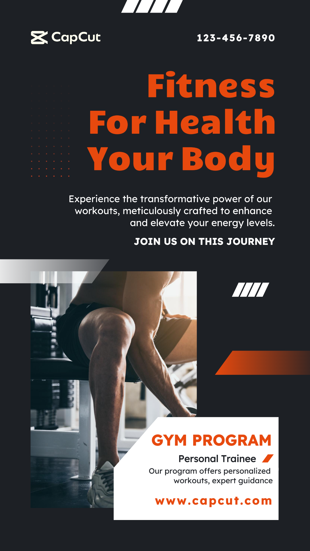 Fitness Gym Porgram For Health Instagram Story