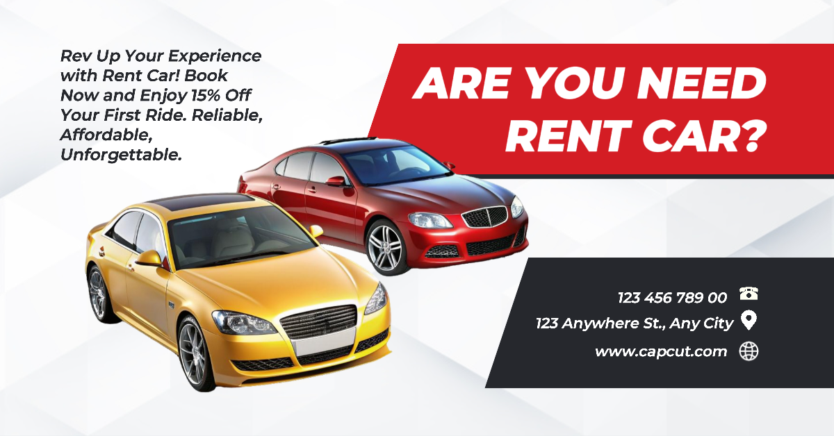 Facebook Ads Automotive Marketing Rent Car