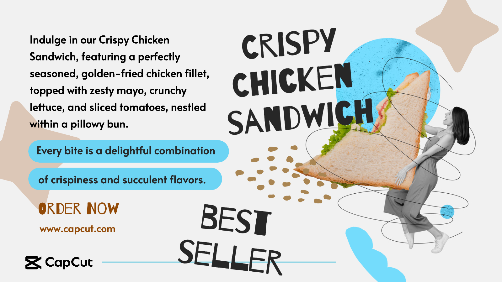 Produtos alimentares Best Seller Twitter Post