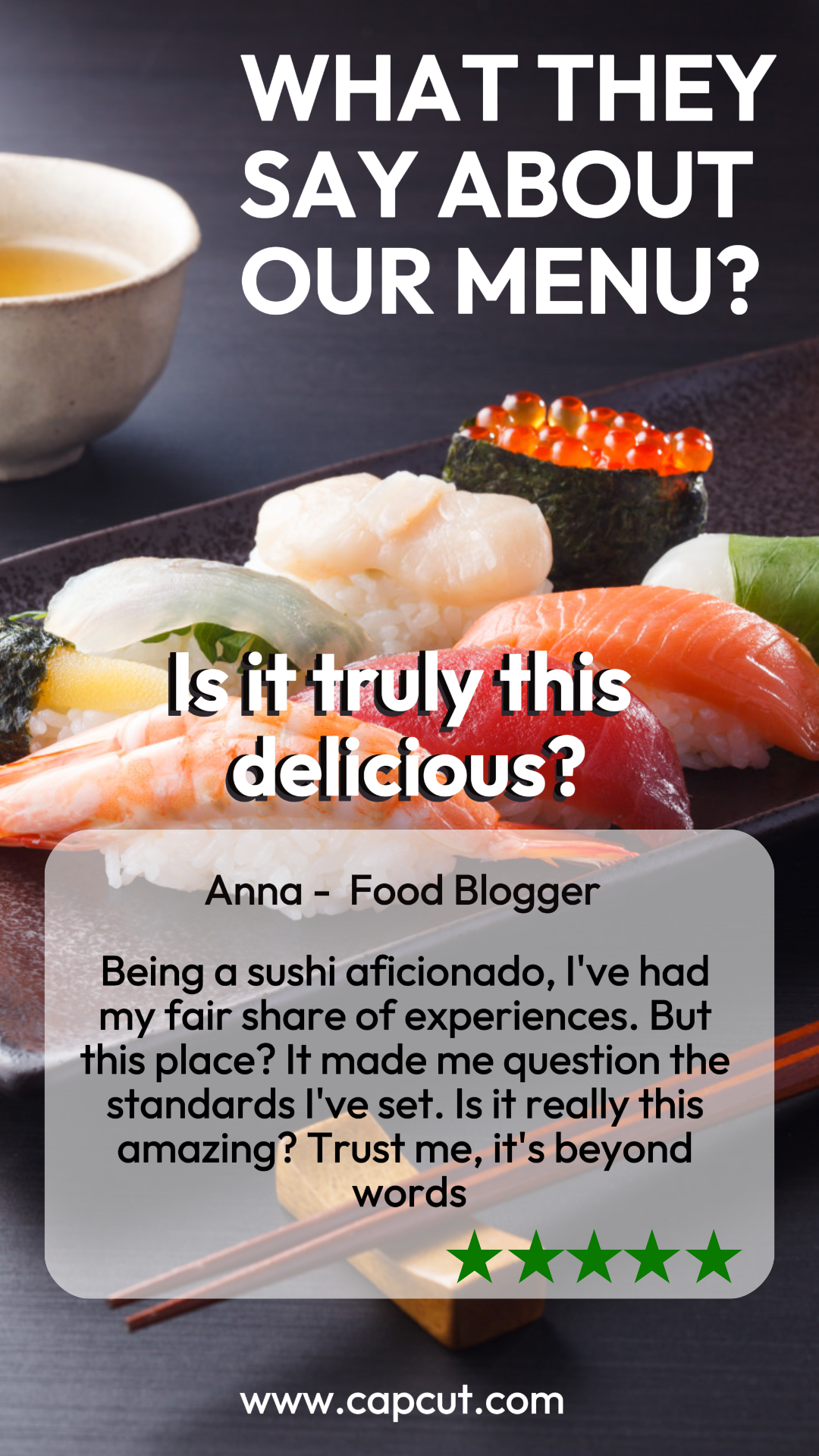 Essen estimoni instagram stoy