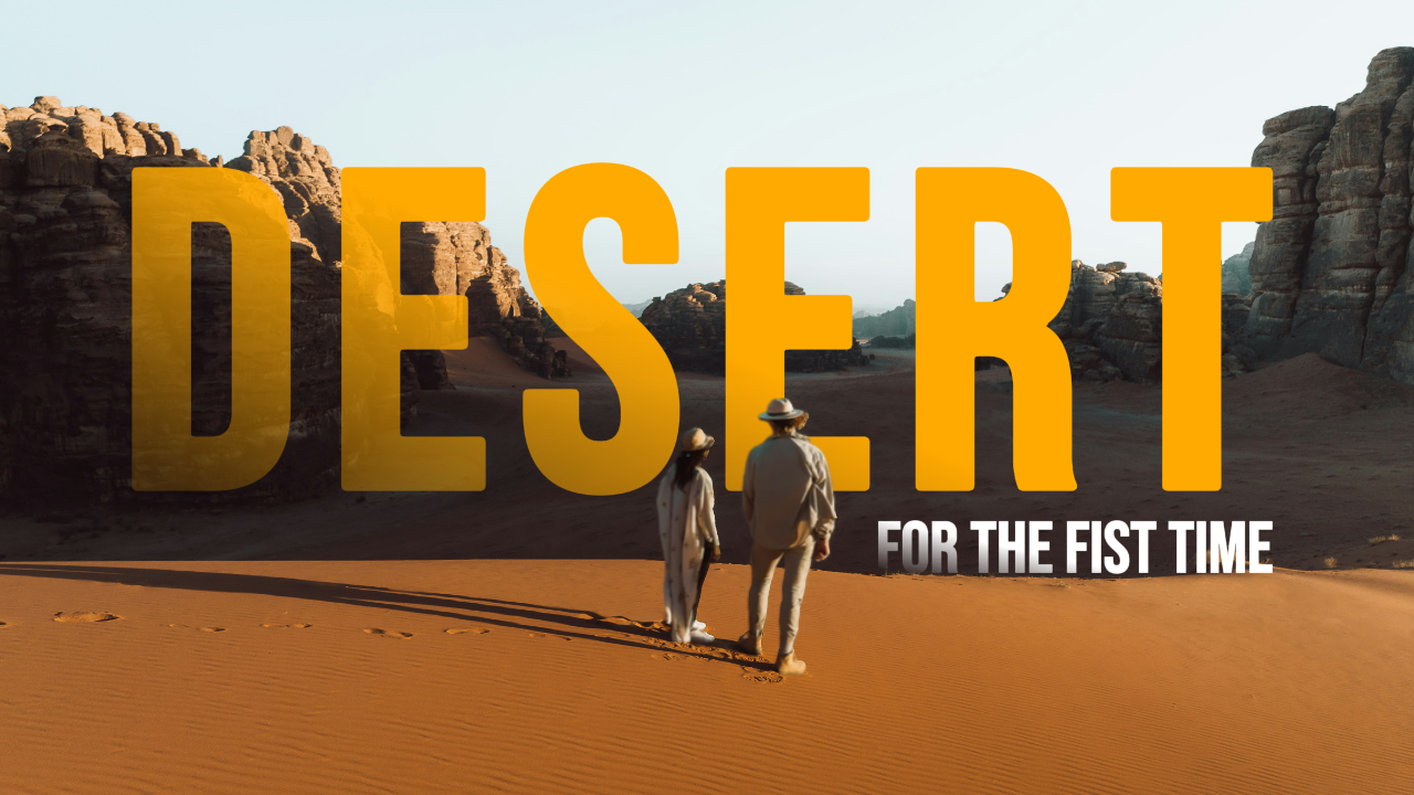 Miniatura do Youtube - Vlog para o deserto