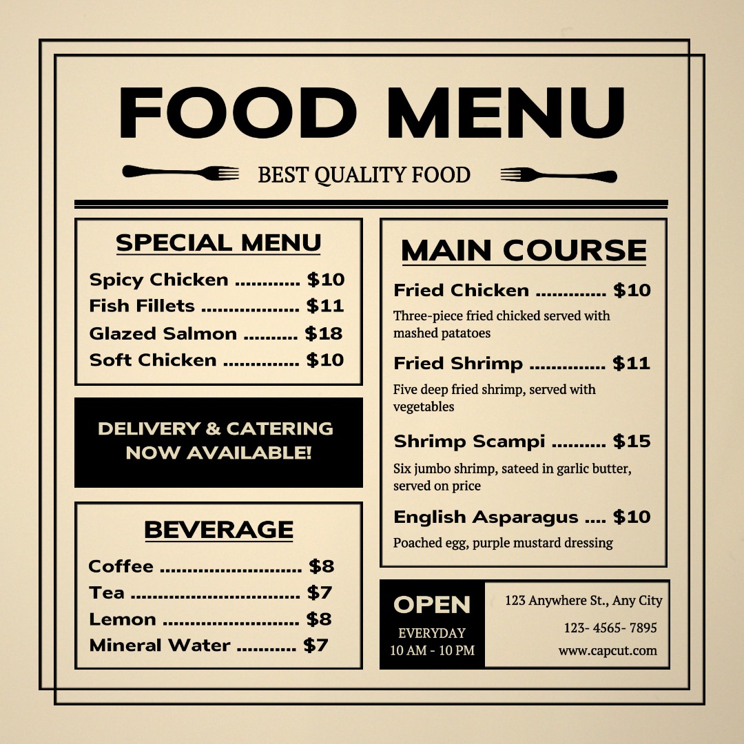 Posting Instagram Menu Makanan