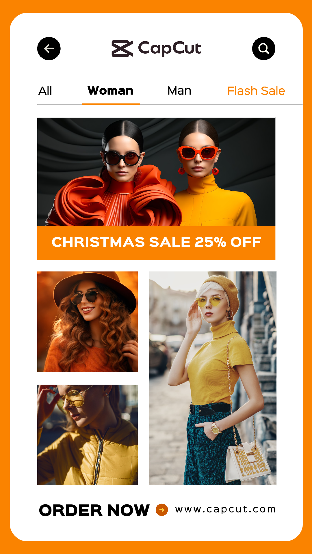 Vente de noël à la mode pour femme 4 images multi-produits TikTok