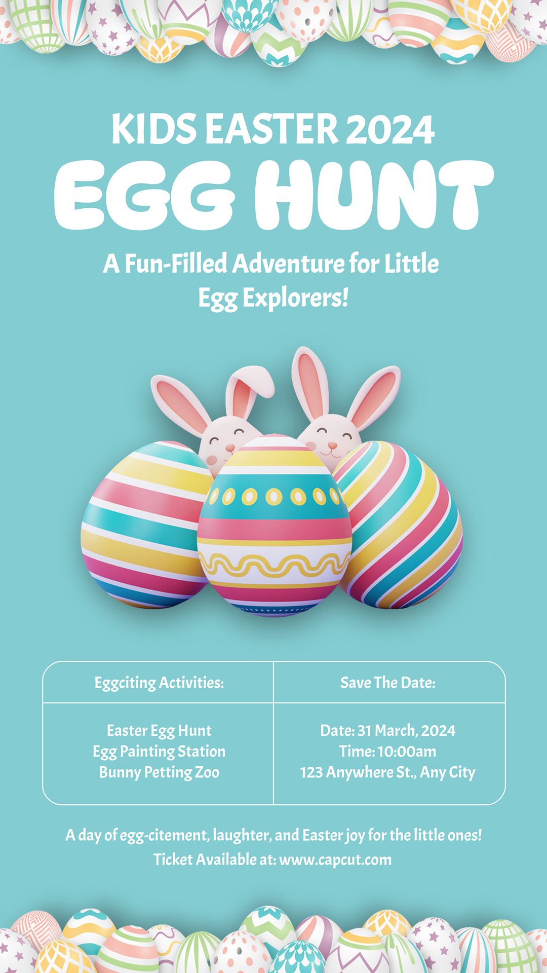 Evento Especial de Pascua Ilustración De Historia De Instagram