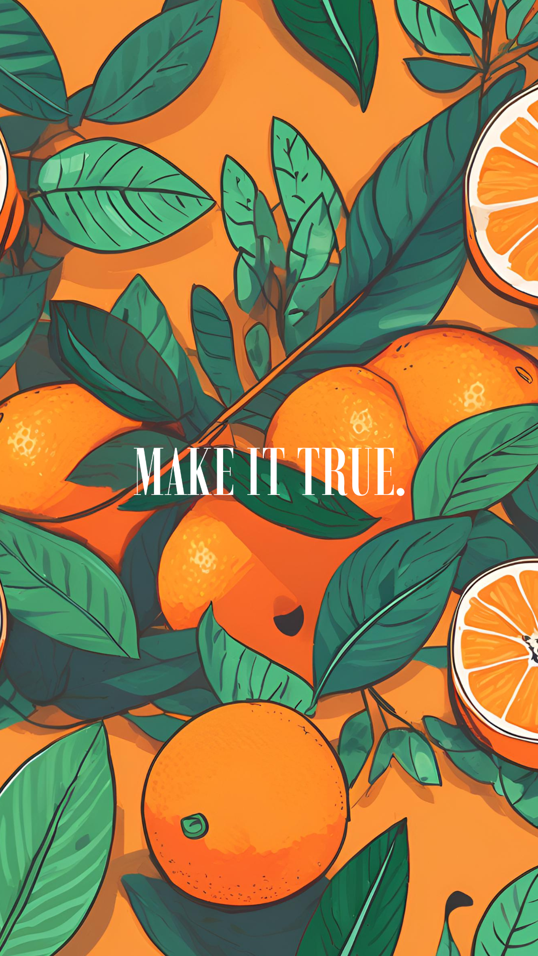 Wallpaper creative poster fruits
