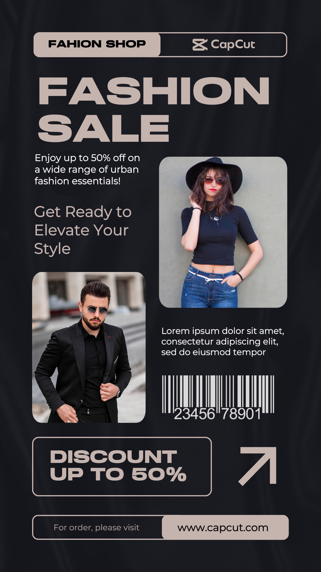 capcut template cover