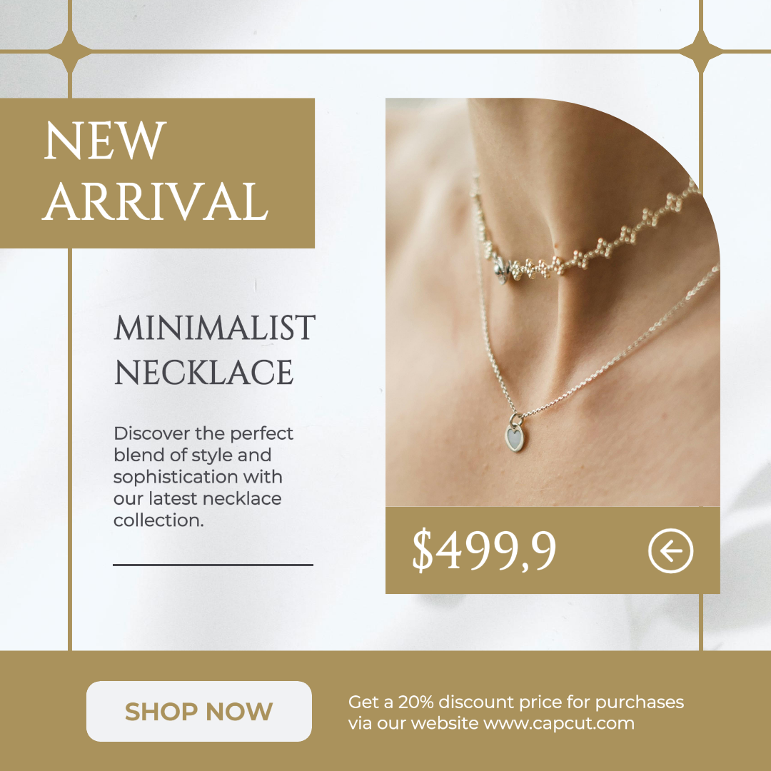 Bijoux et accessoires Promotion Instagram Post