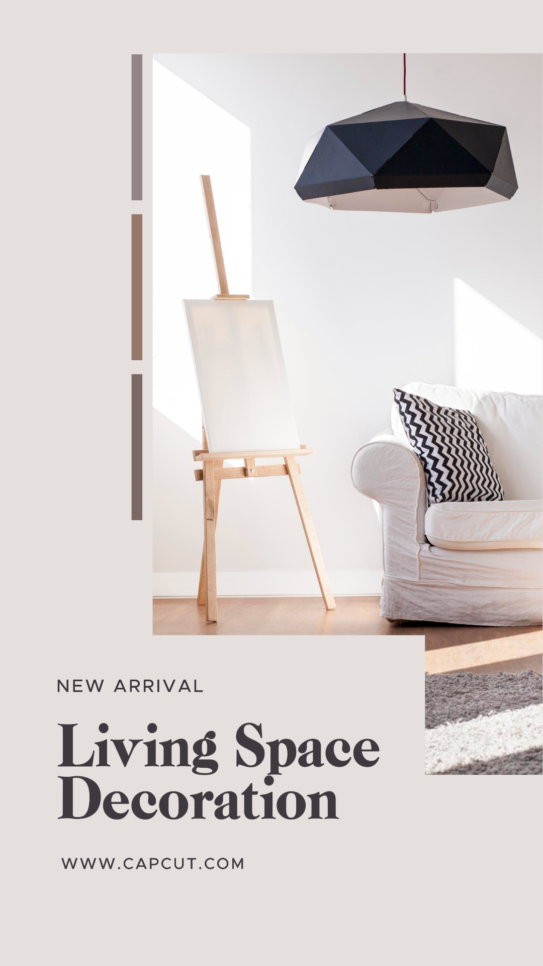 Household Living Space Minimalist Marketing Poster