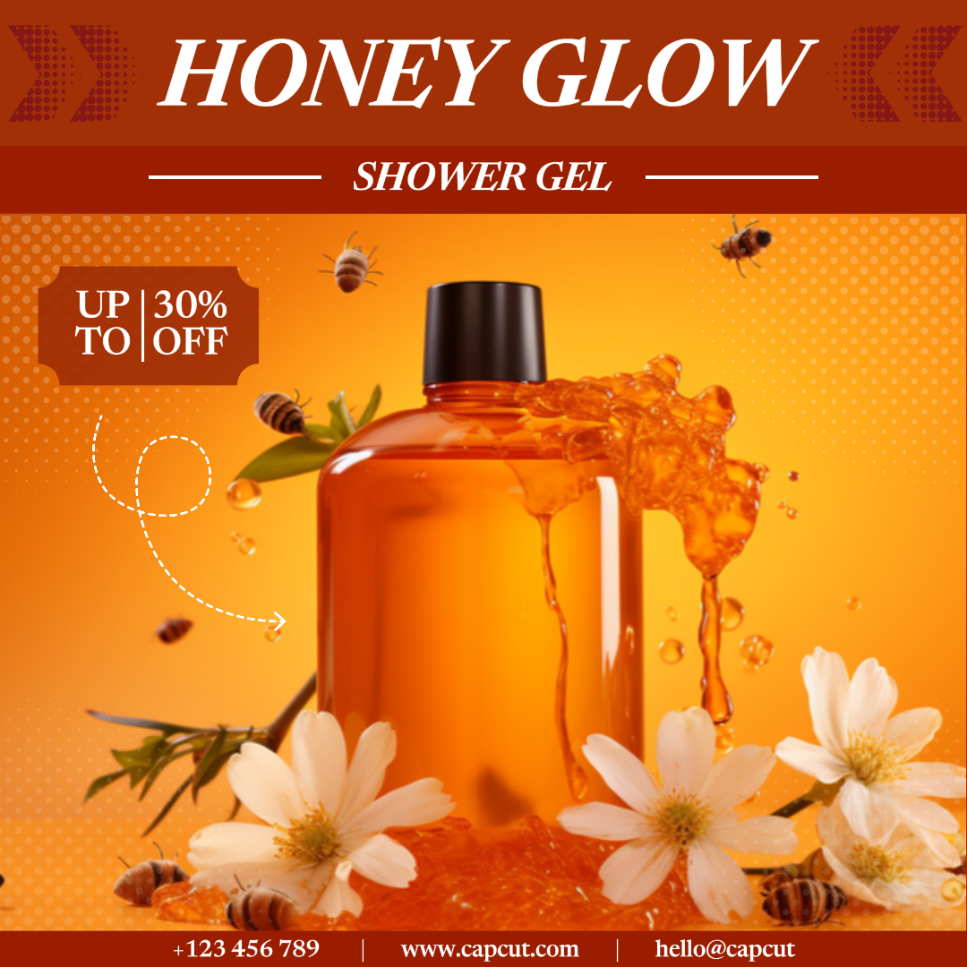 Gel douche Honey Promo Instagram Post