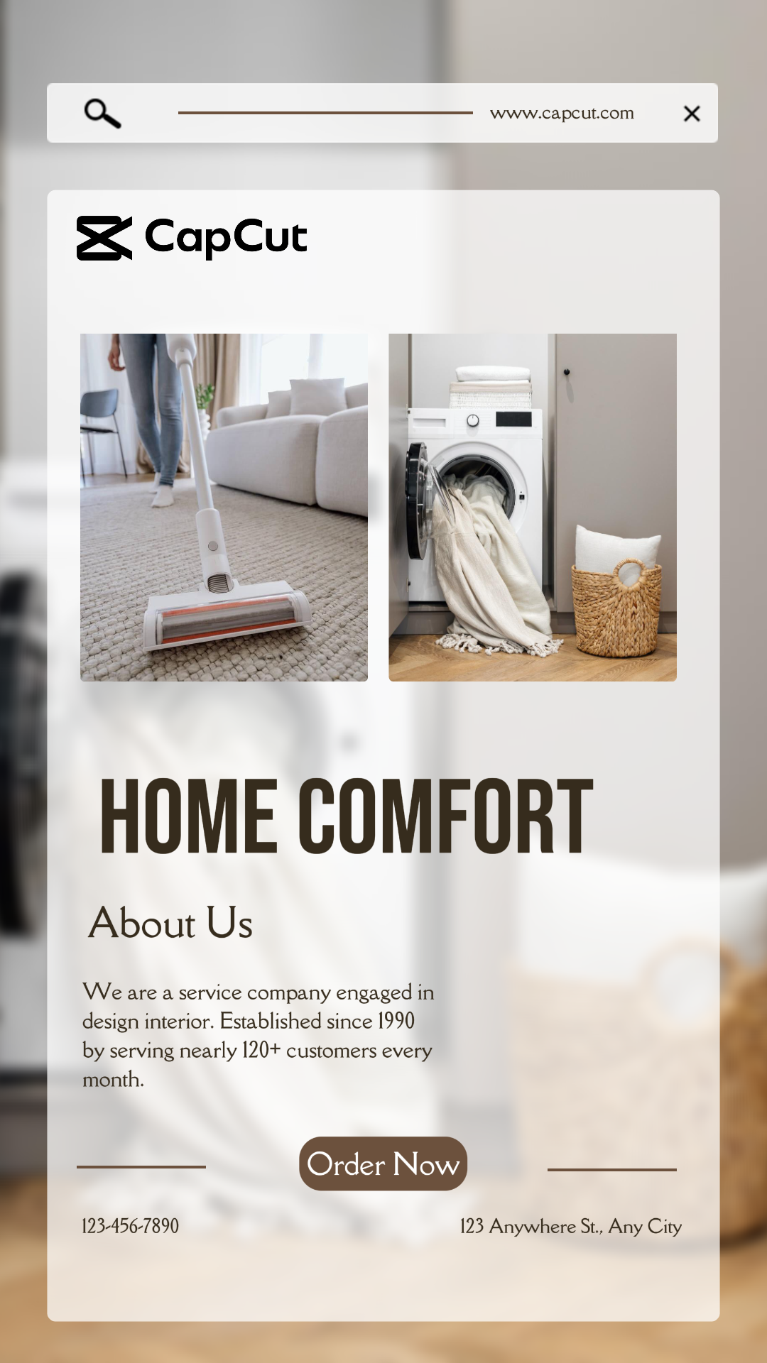 História do Instagram de suprimentos de limpeza doméstica