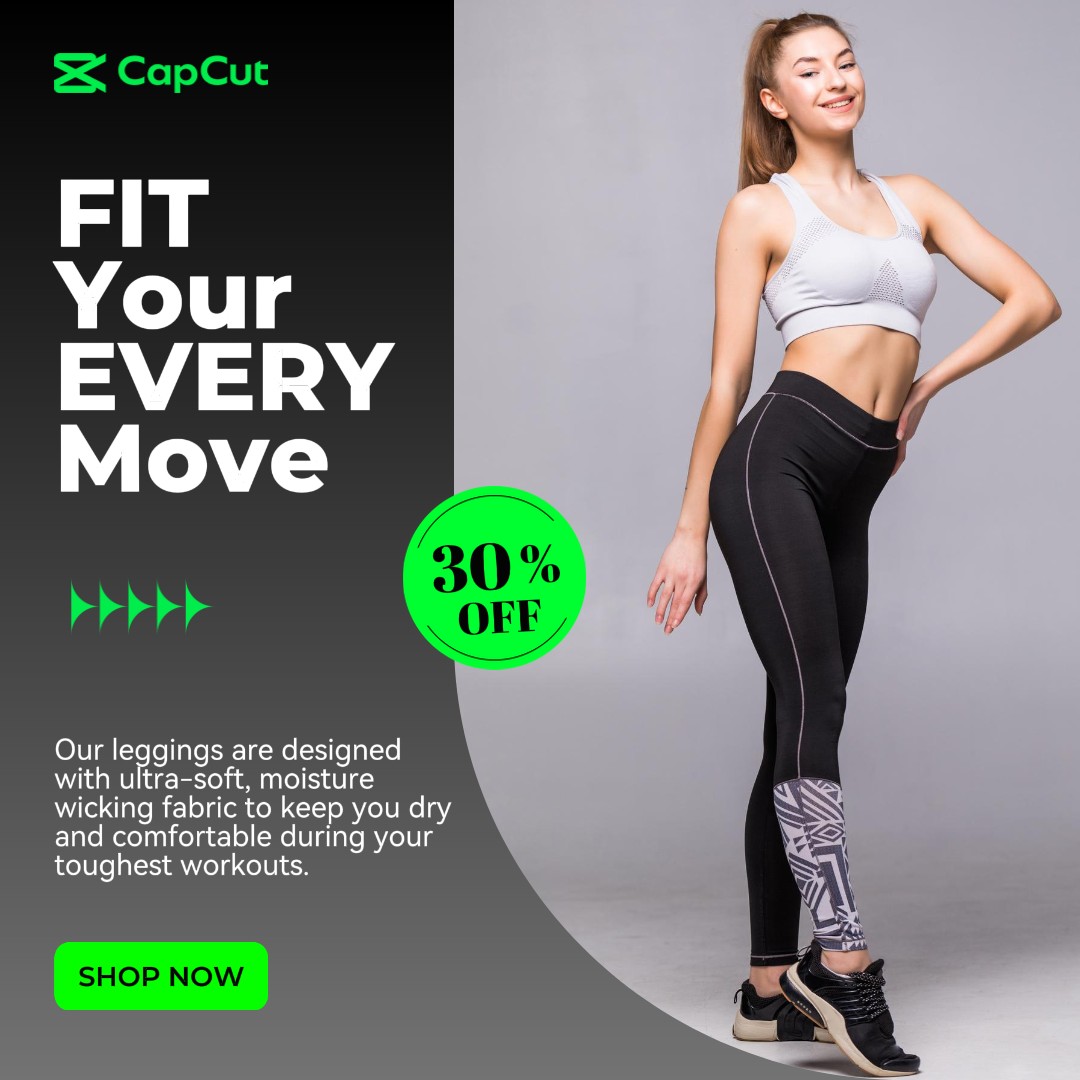 Promoción de ventas de ropa deportiva femenina