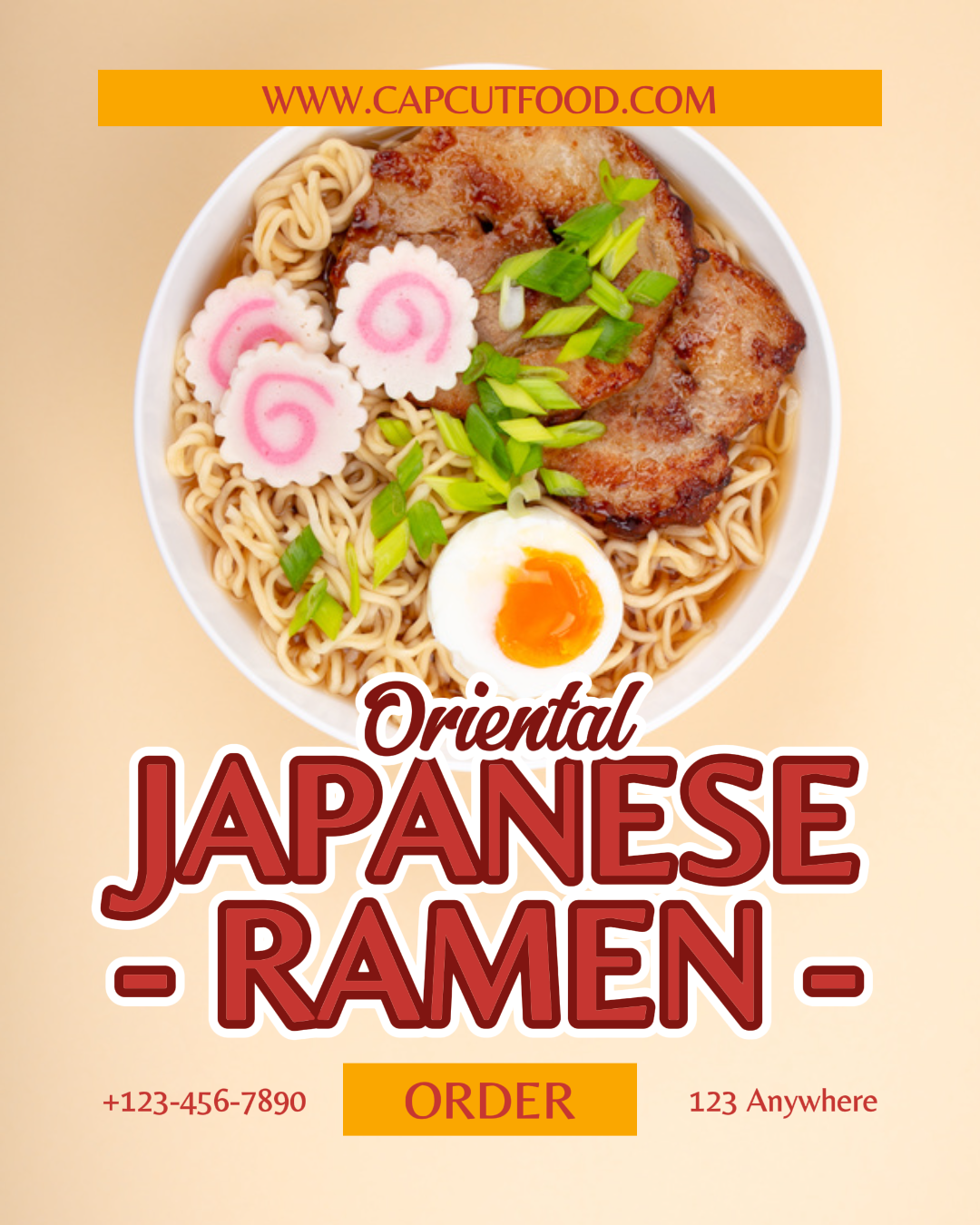 Japanese Ramen Sale Instagram Portrait