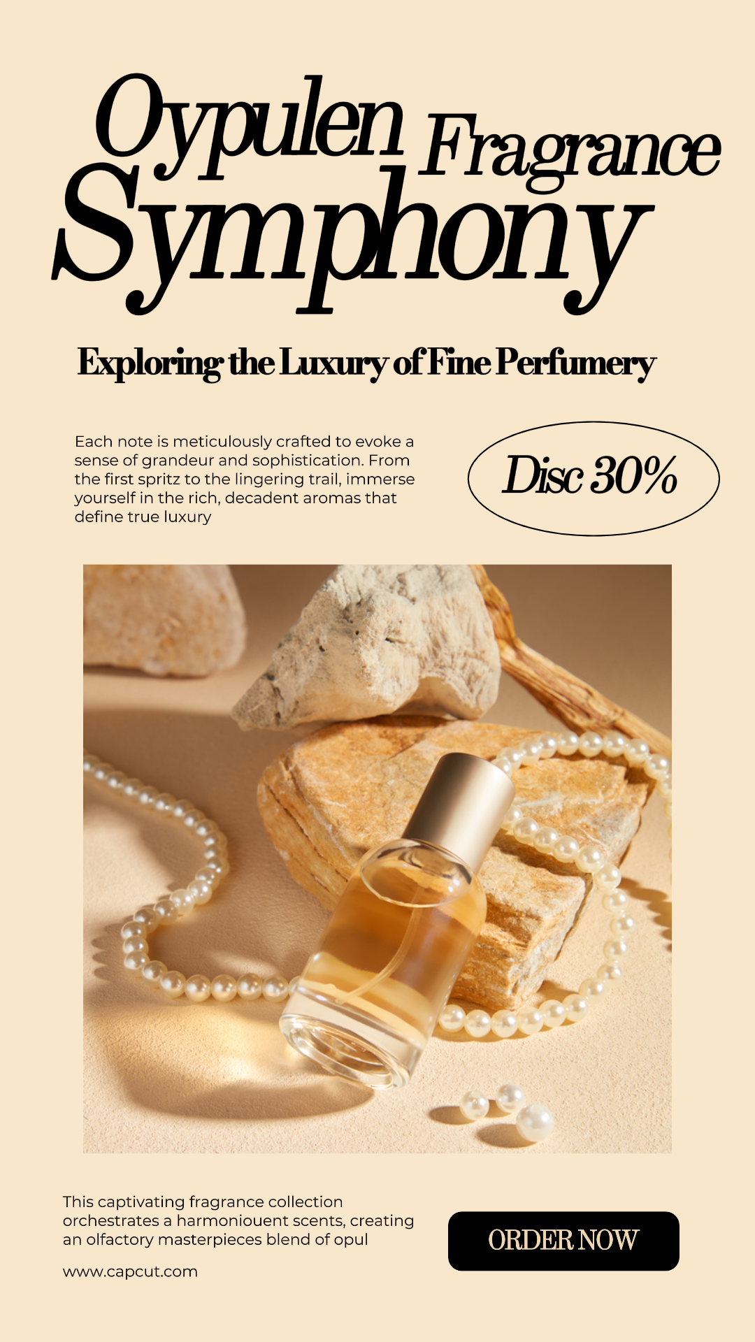 Beauty Marketing Poster Perfume Sale Instagram Story