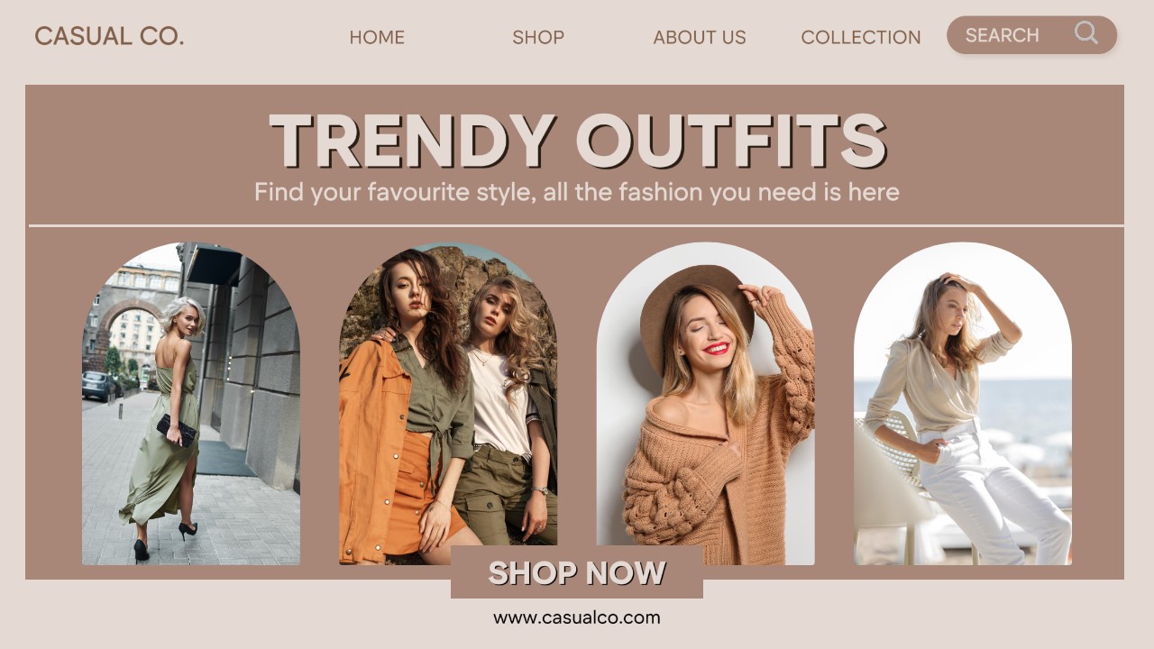 Fashion & Clothing Woman Product Display