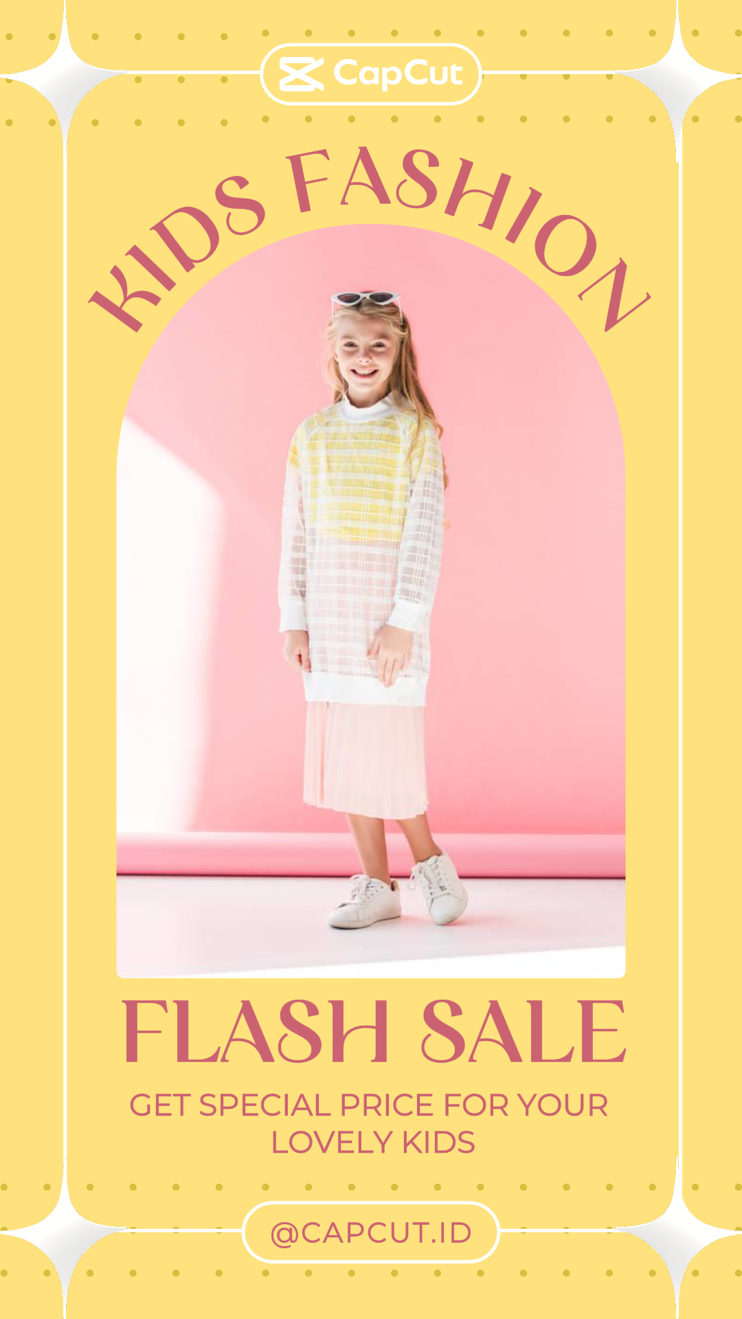 Venta de Moda para Niños Tono sobre Tono Tiktok Amarillo Rosa