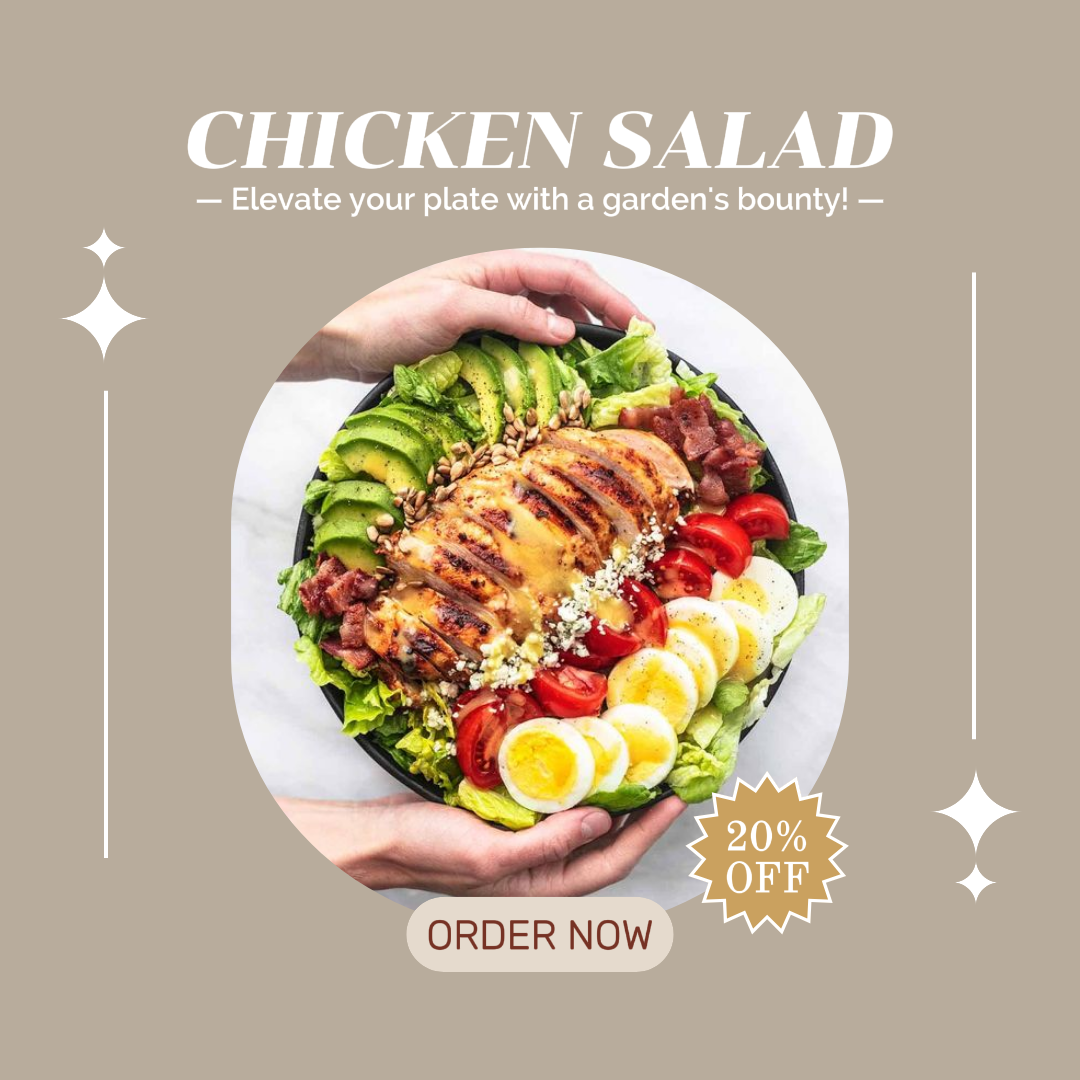 Foods & Beverage Marketing Poster IG Post Order Now