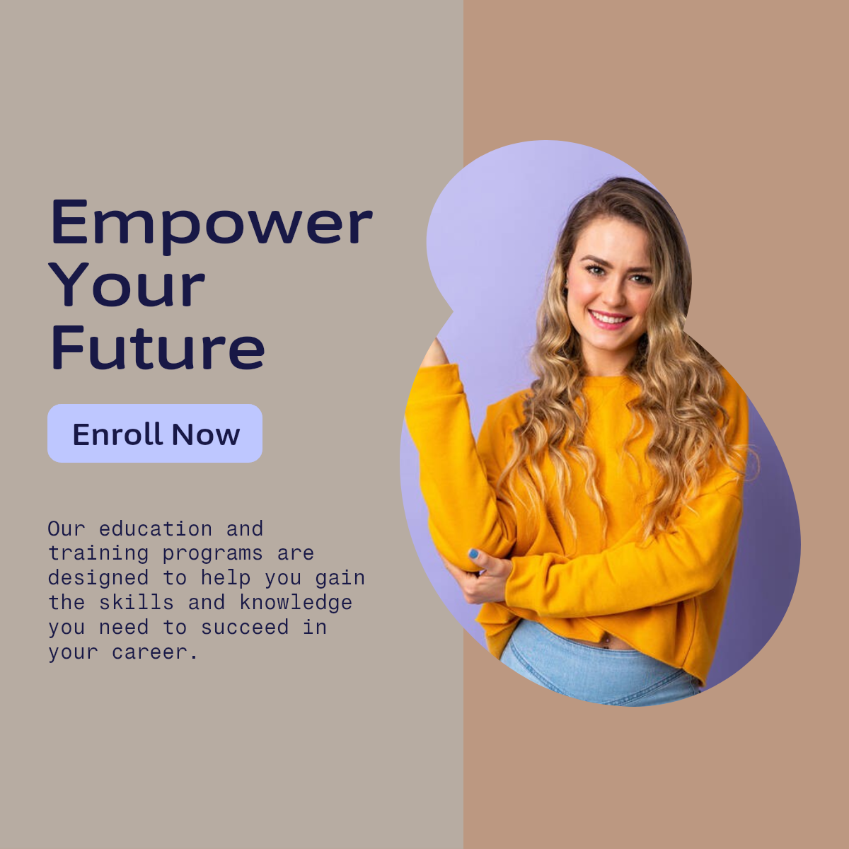 Education and training Announcement