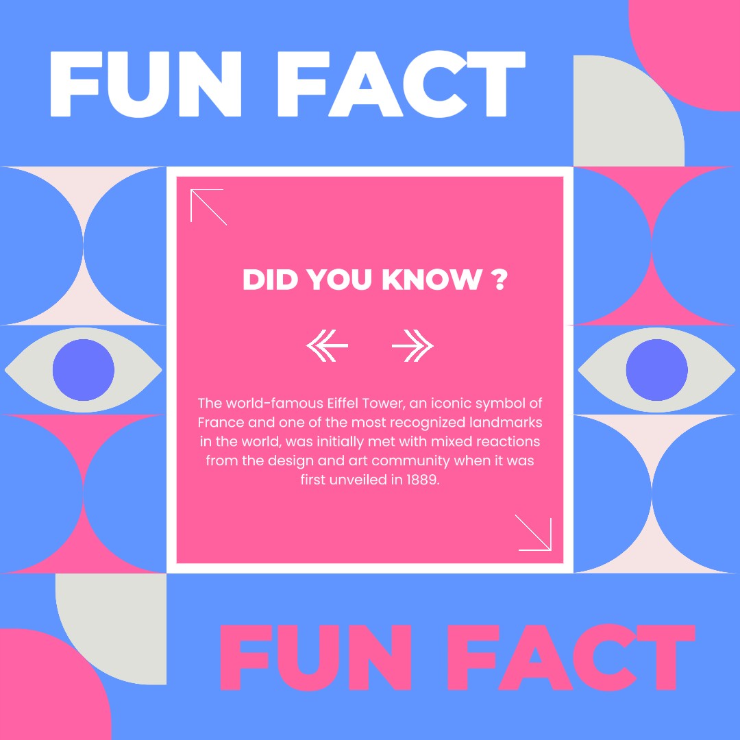 Blauer Memphis Fun Fact Instagram Post