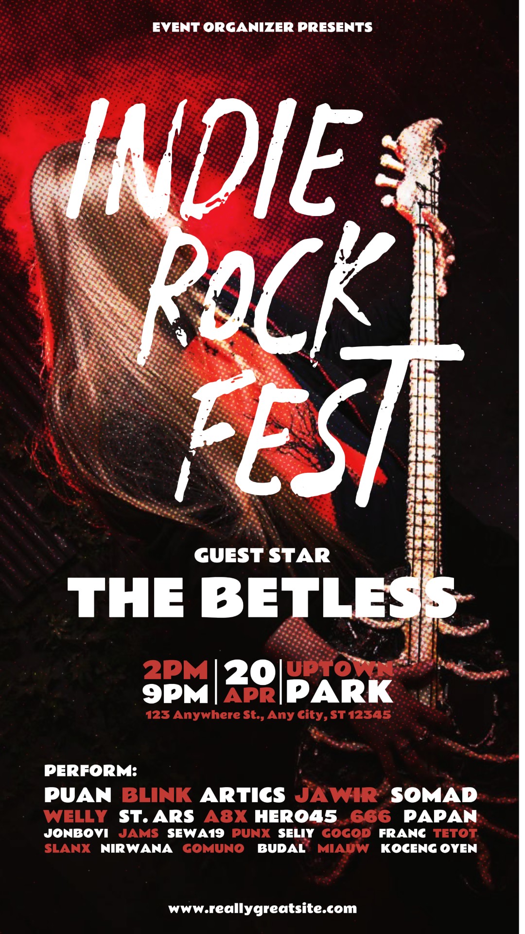 인디 록 페스트 이벤트 인스타그램 스토리