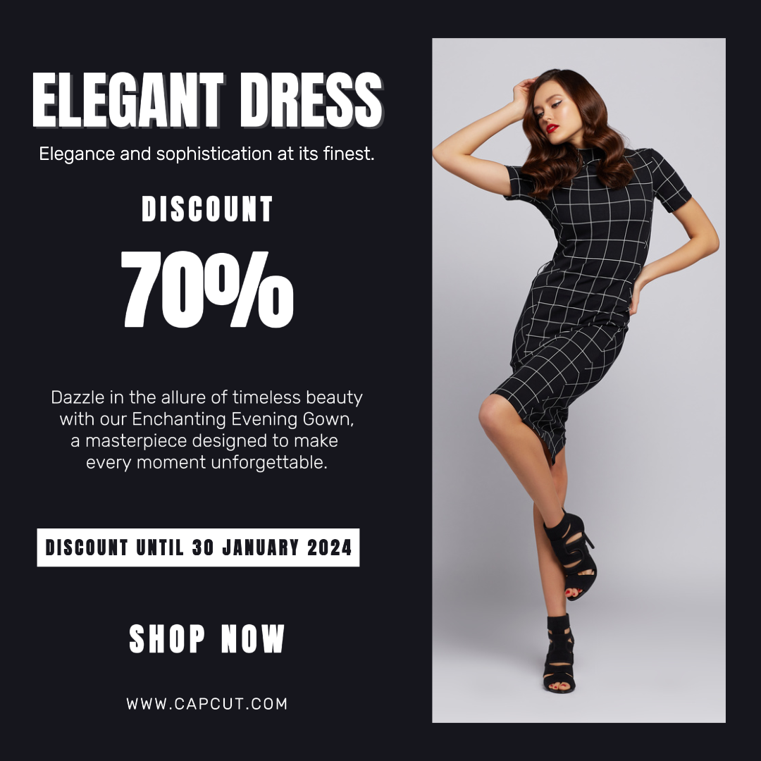 Promoción De Vestido Elegante De Moda Publicación De Instagram