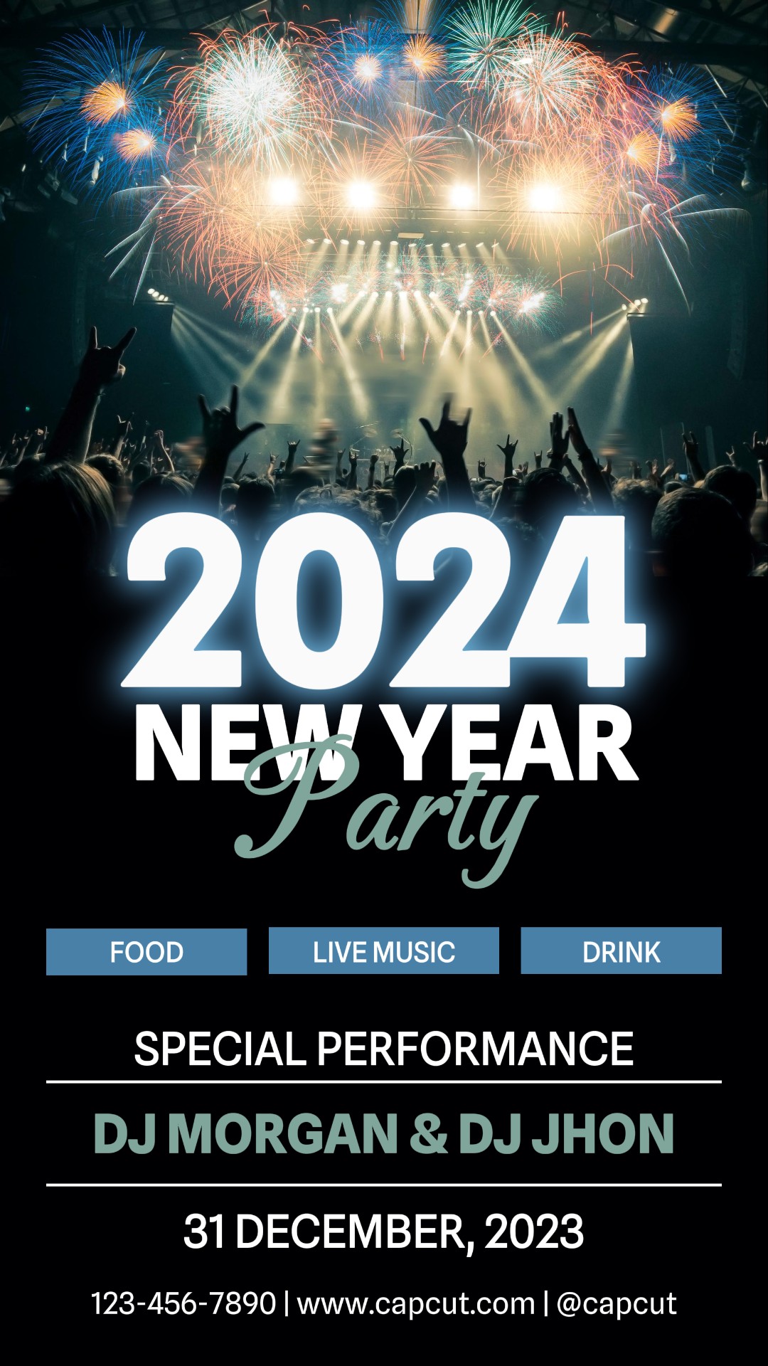 Andere Branchen 2024 Neujahrsparty-Promotion