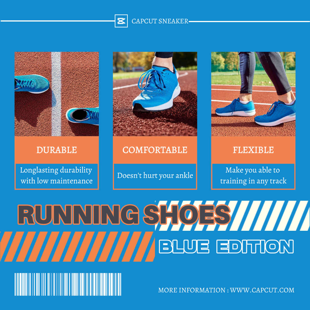 Detail Sepatu Lari Posting Instagram