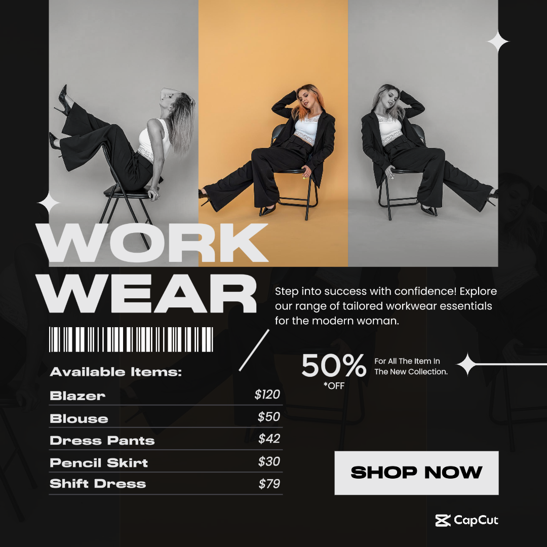 Roupa De Trabalho Post Promoção No Instagram