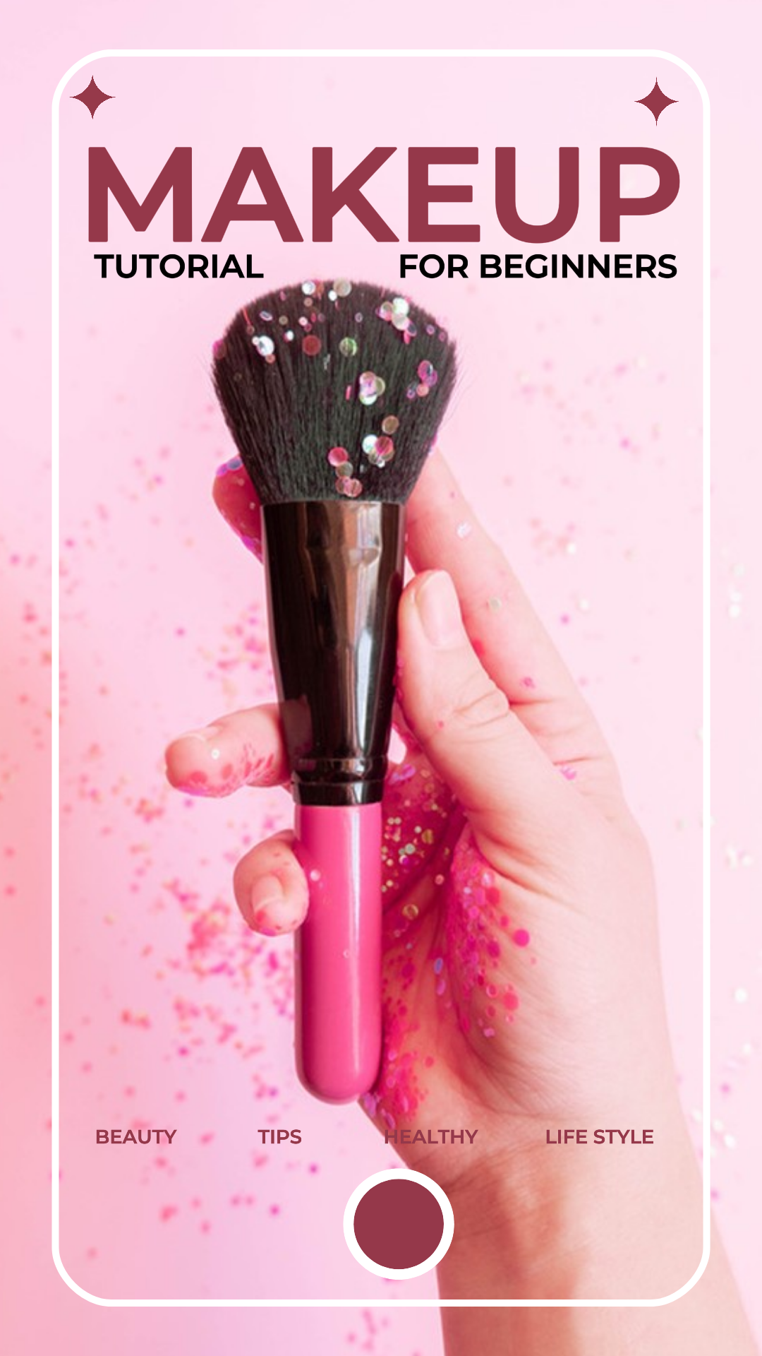 Tiktok Thumbnail Beauty Makeup Tutorial für Anfänger