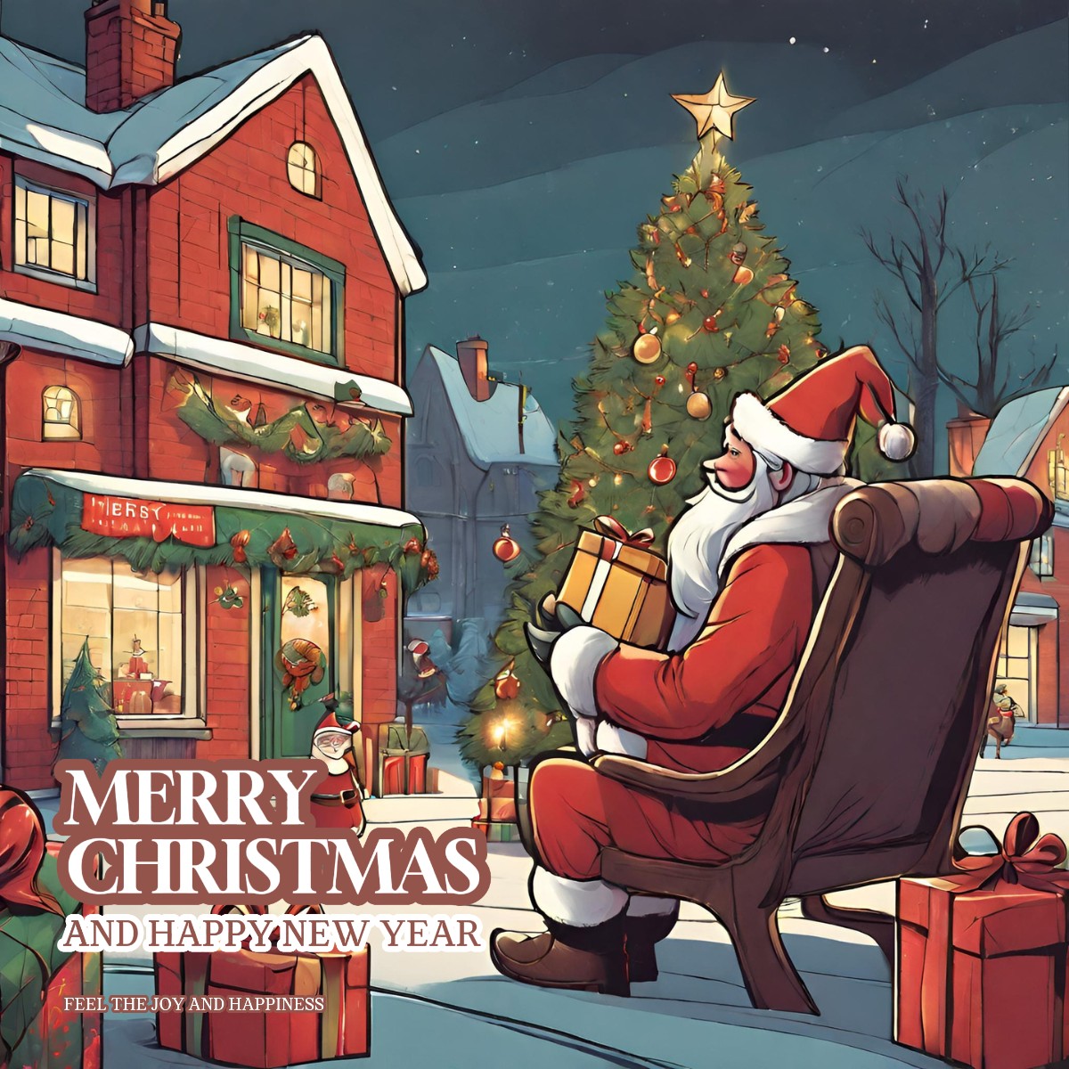 Joyeux Noël Salutations LinkedIn Post